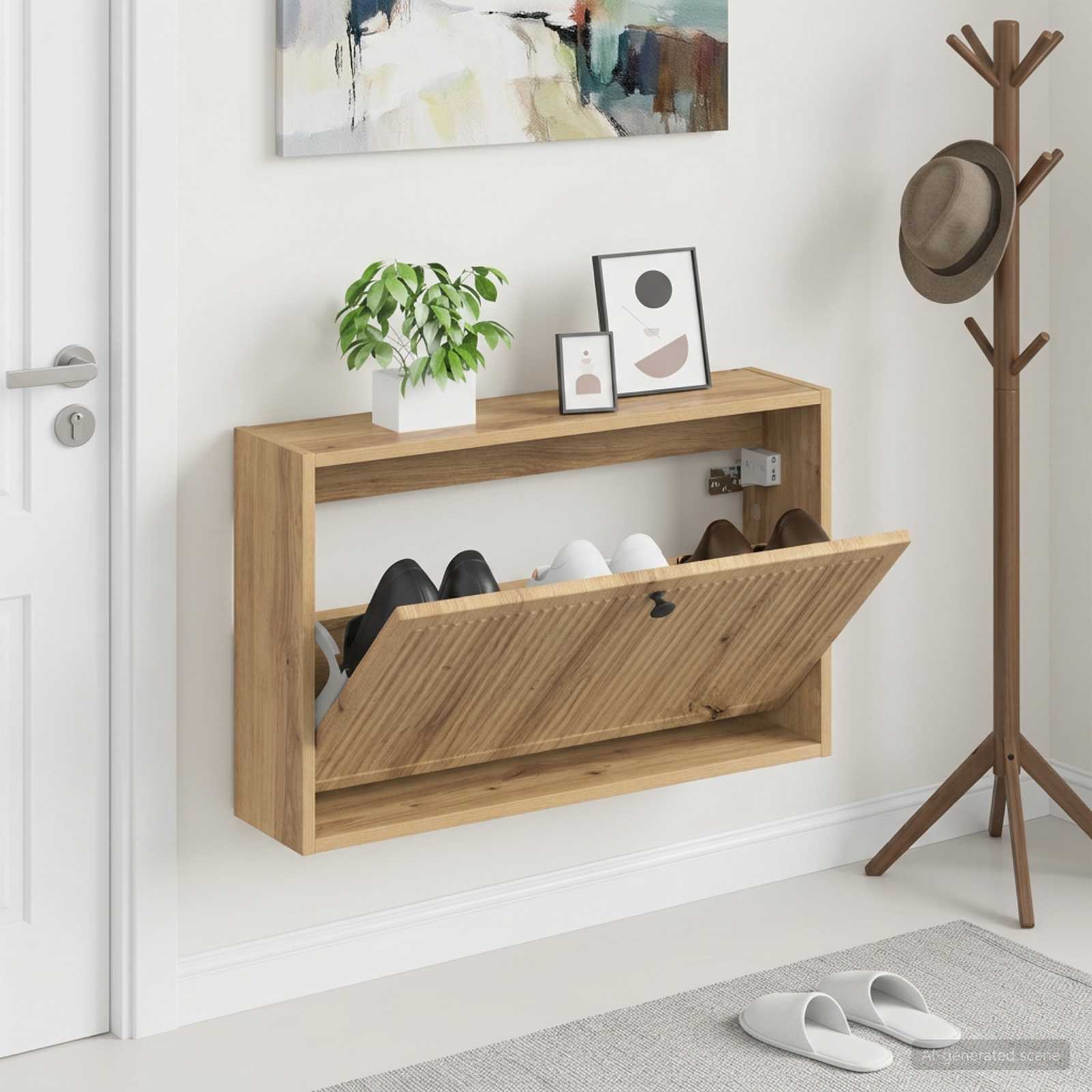 Mobiletto per Scarpe da Muro EDE 71 x 17 x 43 cm
