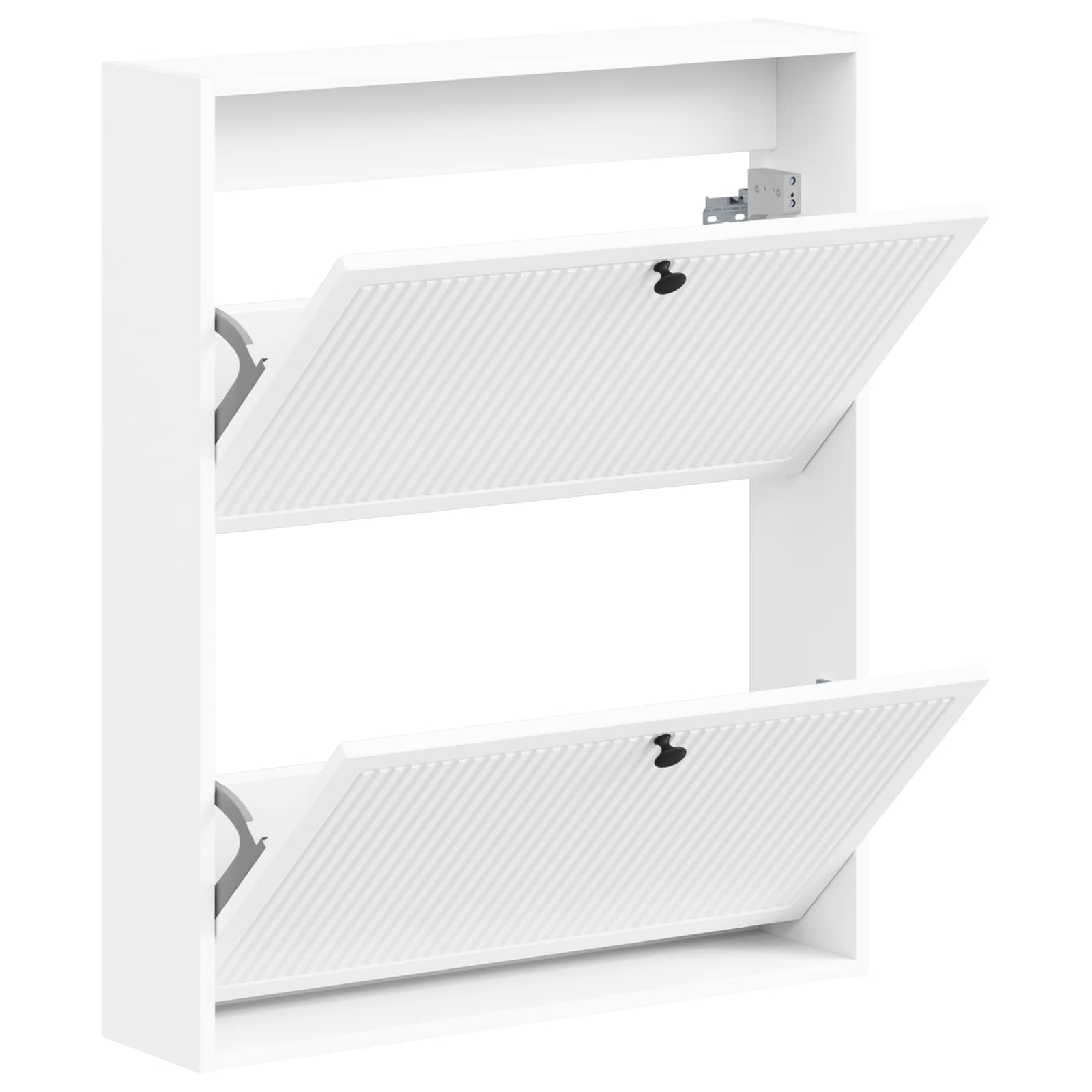 Mobiletto per Scarpe da Muro EDE 71 x 17 x 86 cm Bianco
