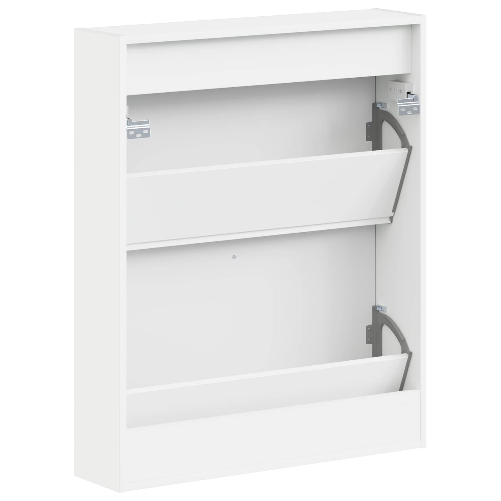Mobiletto per Scarpe da Muro EDE 71 x 17 x 86 cm Bianco