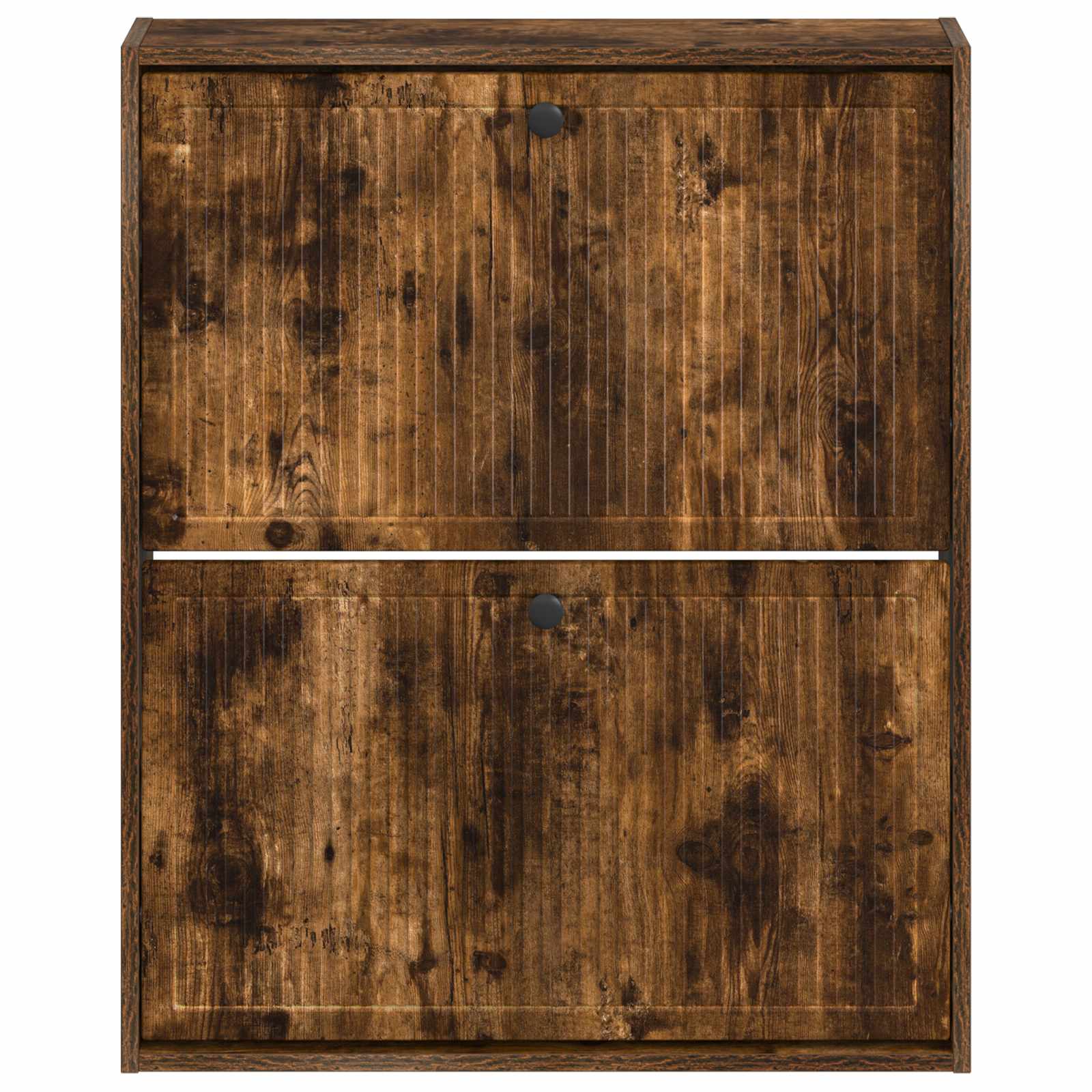 Mobiletto per Scarpe da Muro EDE 71 x 17 x 86 cm Rovere Fumo