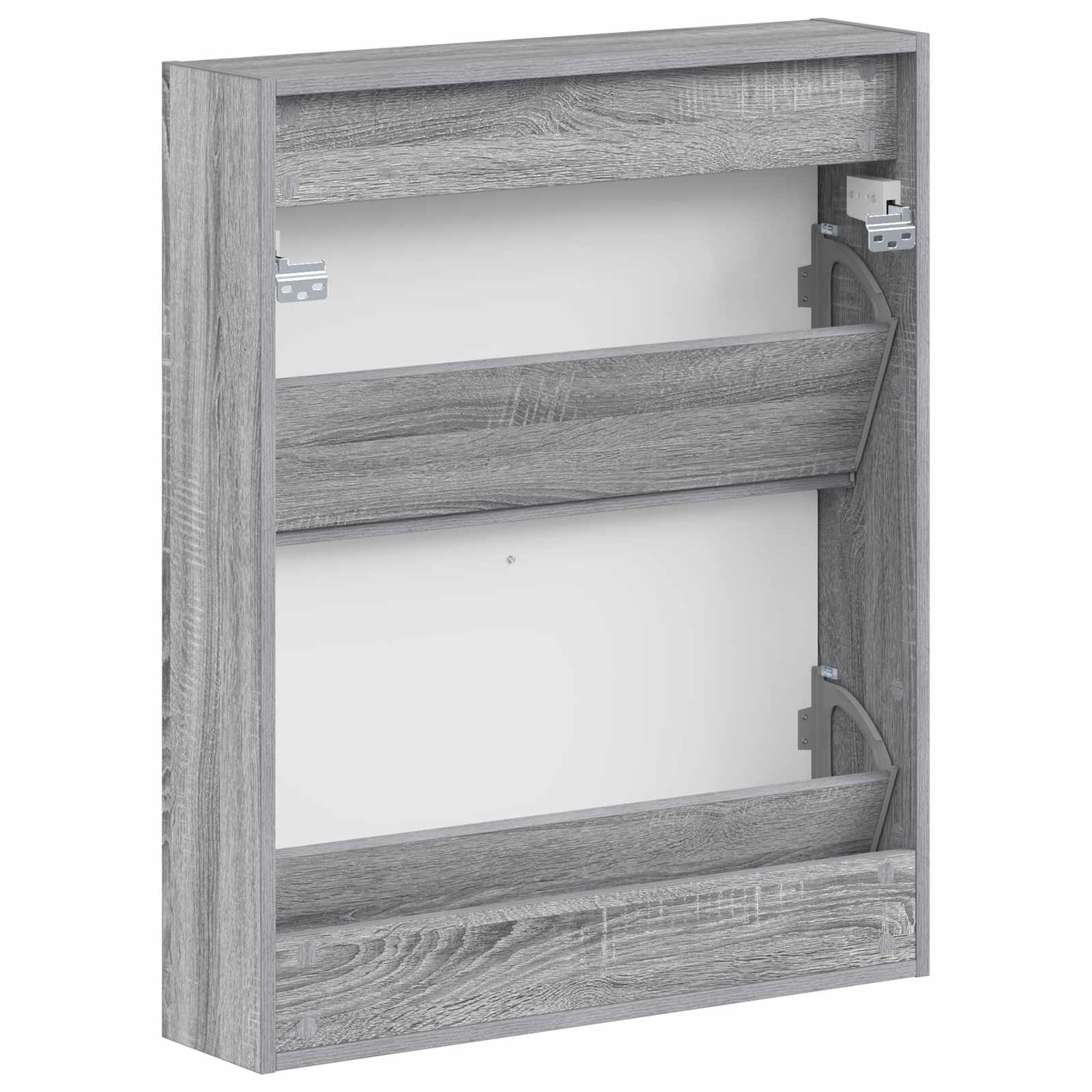 Mobiletto per Scarpe da Muro EDE 71 x 17 x 86 cm Sonoma grigio