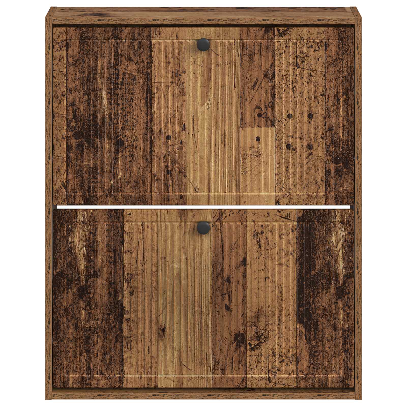 Mobiletto per Scarpe da Muro EDE 71 x 17 x 86 cm Legno antico