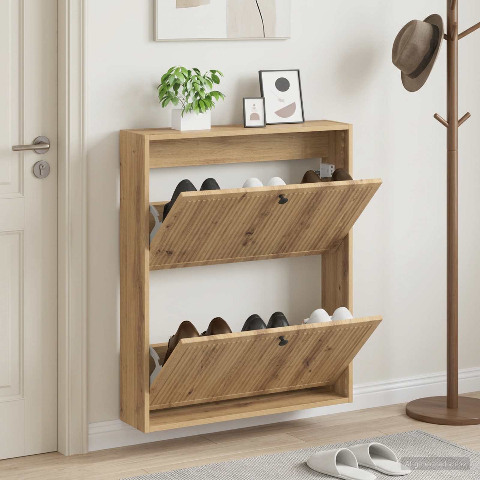 Mobiletto per Scarpe da Muro EDE 71 x 17 x 86 cm