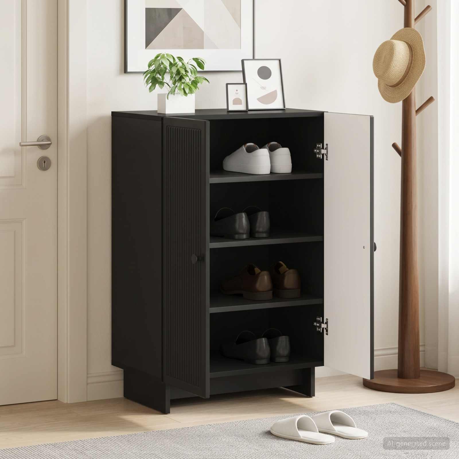 Mobile per scarpe EDE 59,5 x 39,5 x 90 cm Legno ingegnerizzato