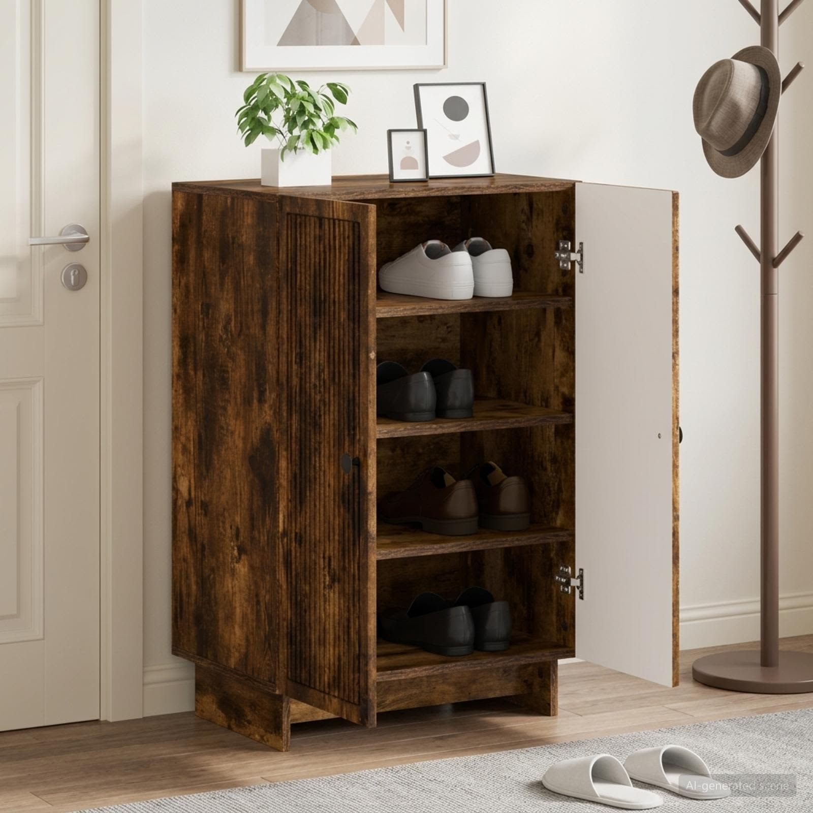 Mobile per scarpe EDE 59,5 x 39,5 x 90 cm Legno ingegnerizzato