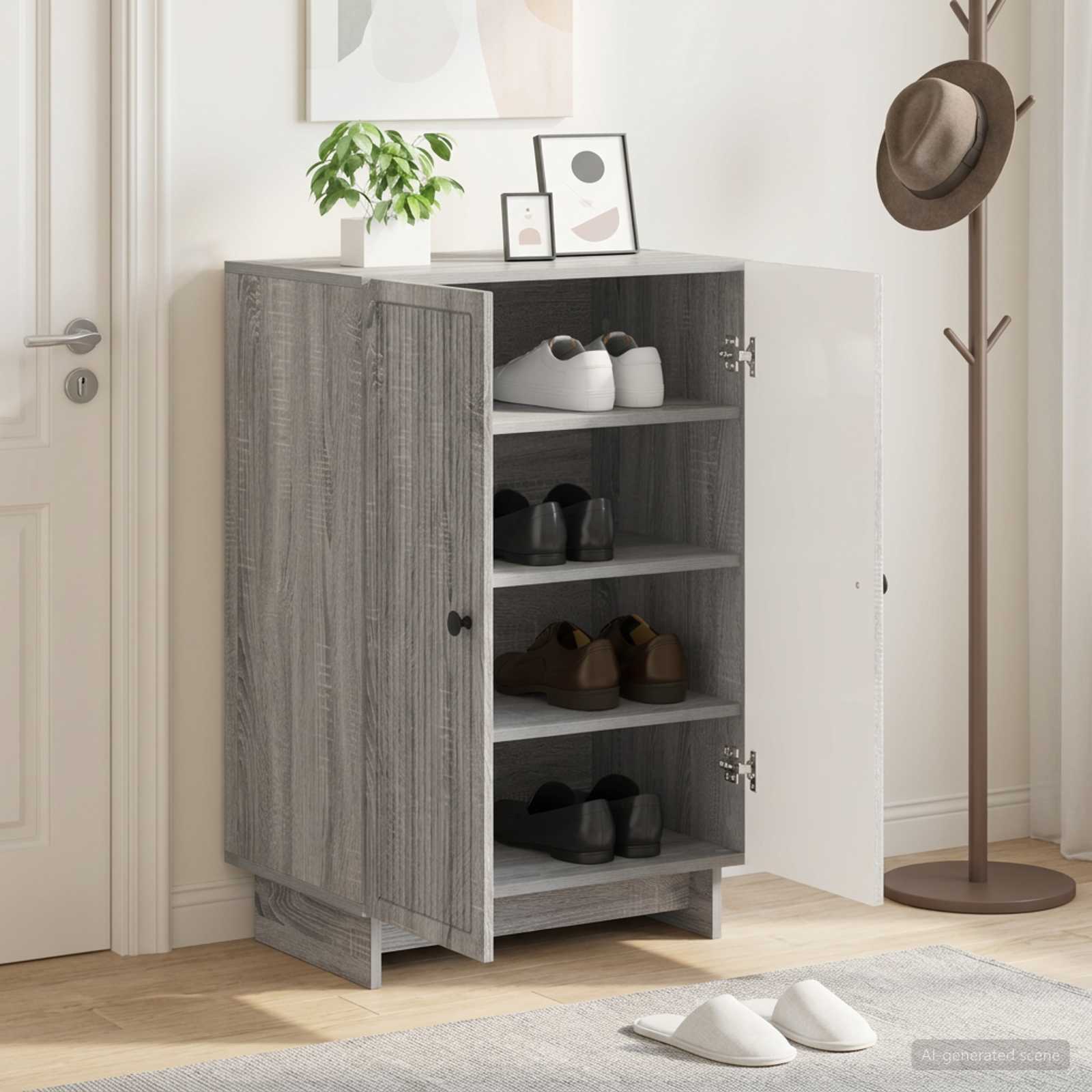 Mobile per scarpe EDE 59,5 x 39,5 x 90 cm Legno ingegnerizzato