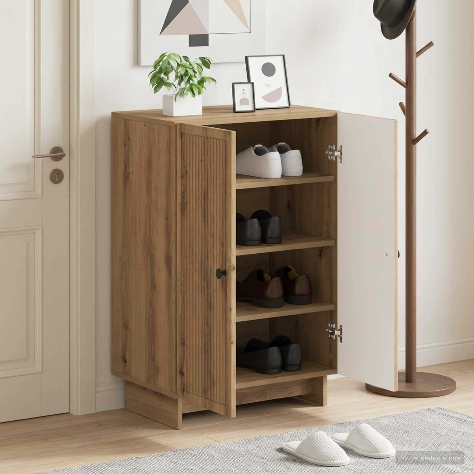 Mobile per scarpe EDE 59,5 x 39,5 x 90 cm Legno ingegnerizzato