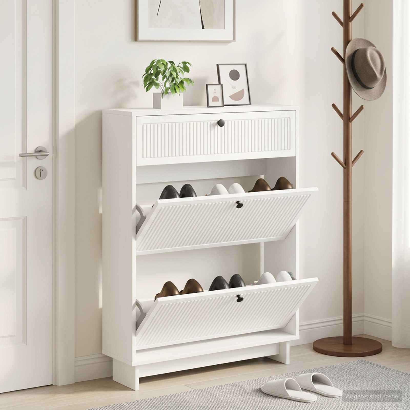Mobile per scarpe EDE 78 x 24 x 103 cm Legno ingegnerizzato