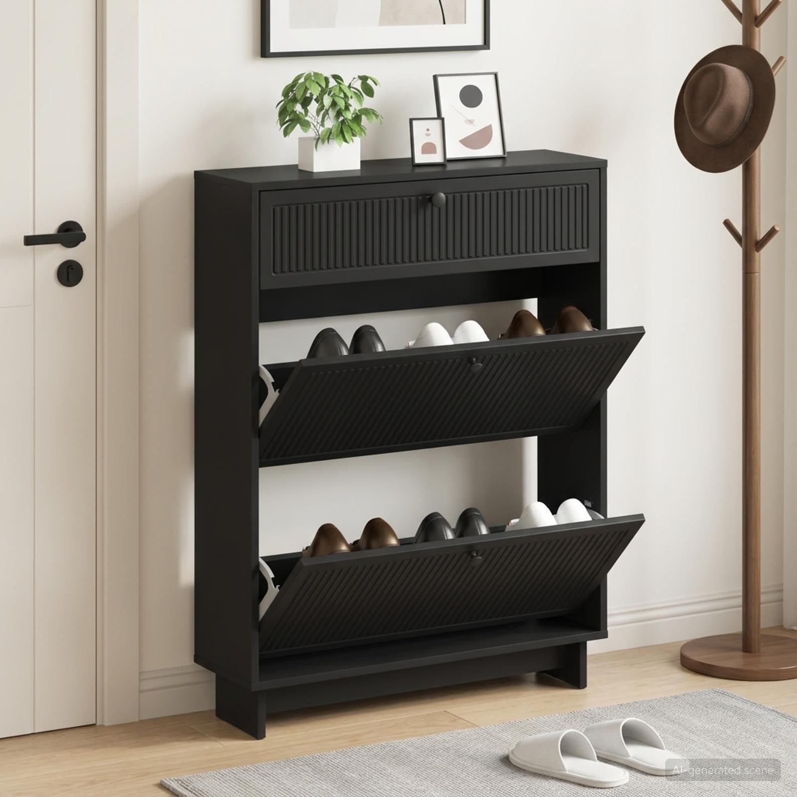 Mobile per scarpe EDE 78 x 24 x 103 cm Legno ingegnerizzato