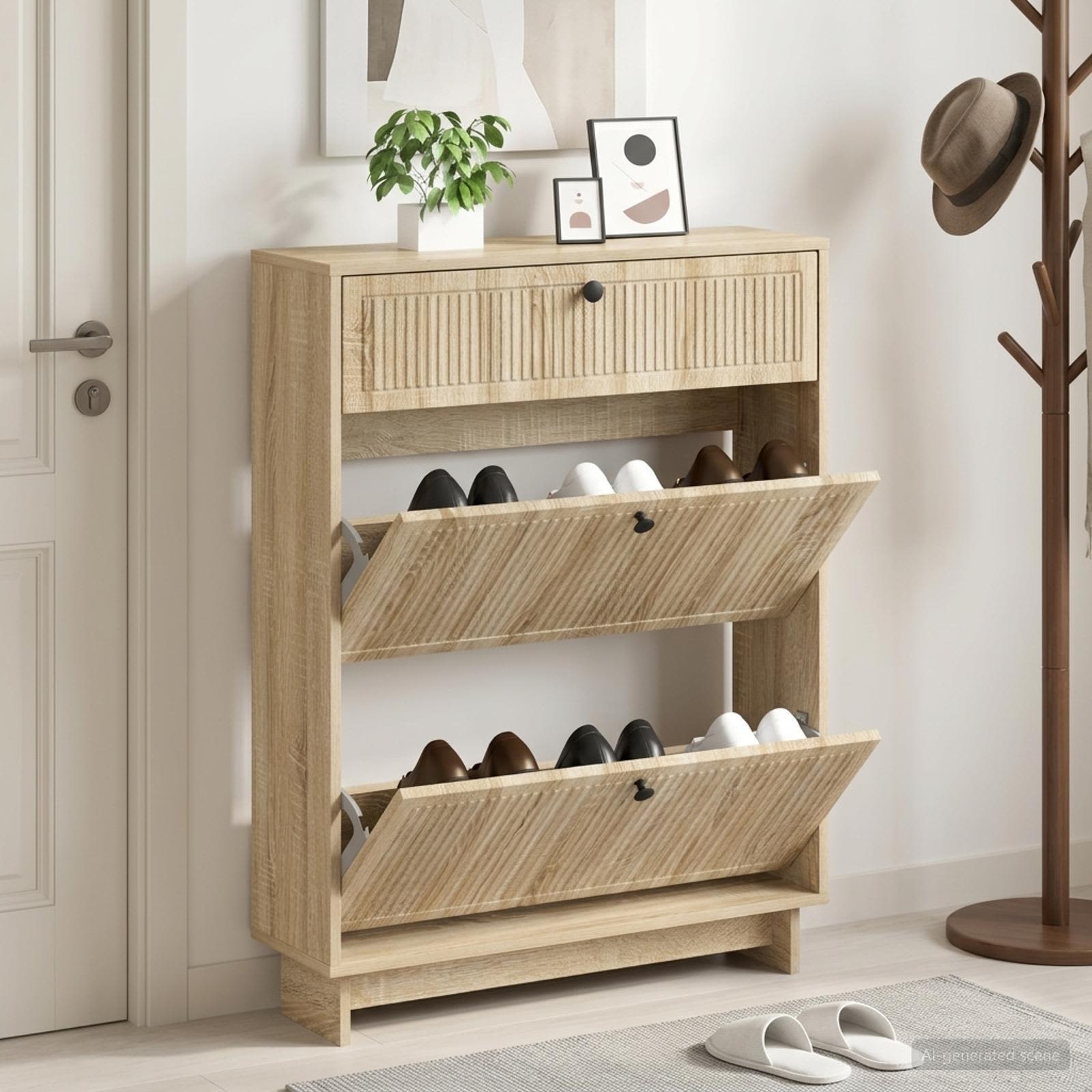 Mobile per scarpe EDE 78 x 24 x 103 cm Legno ingegnerizzato