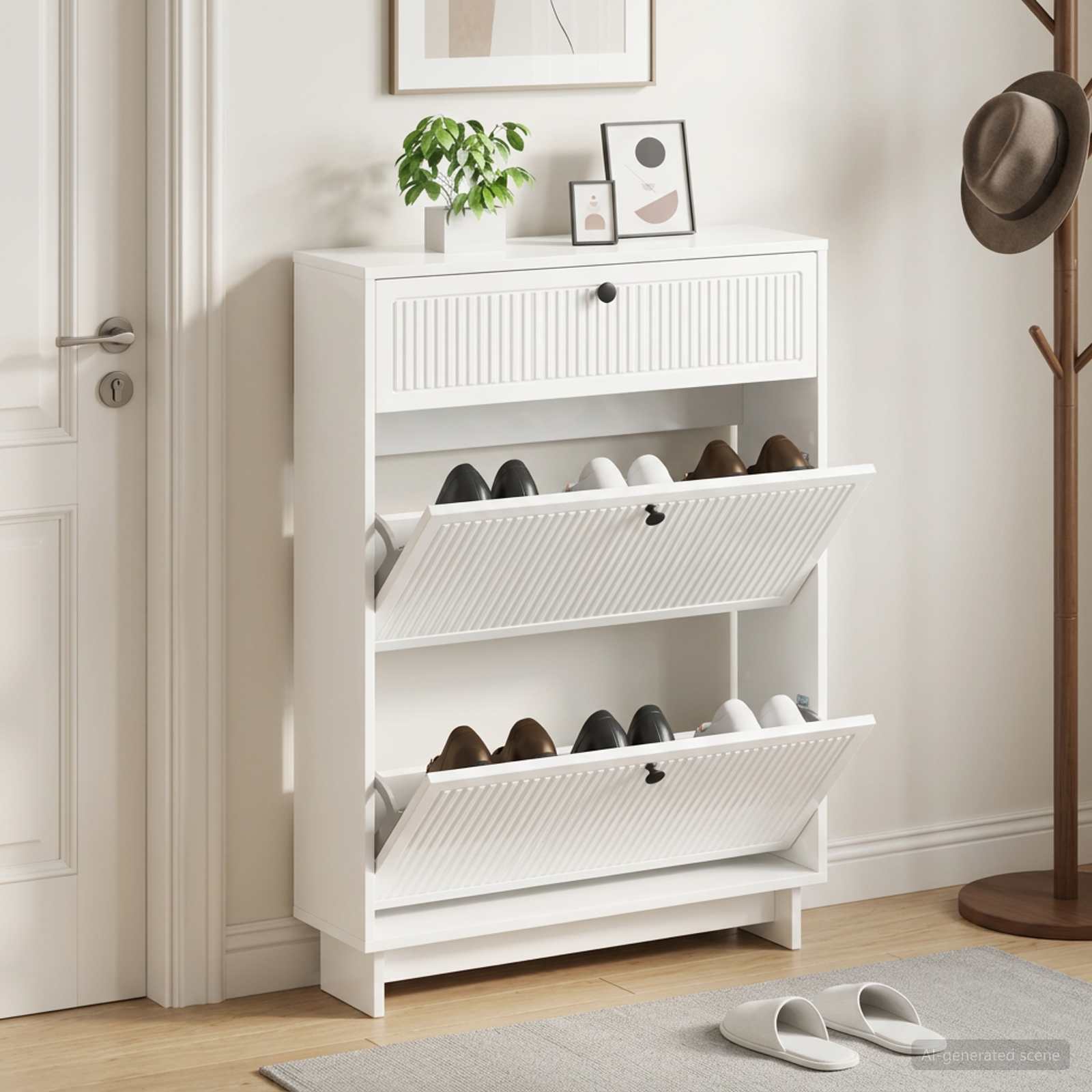 Mobile per scarpe EDE 78 x 24 x 103 cm Legno ingegnerizzato