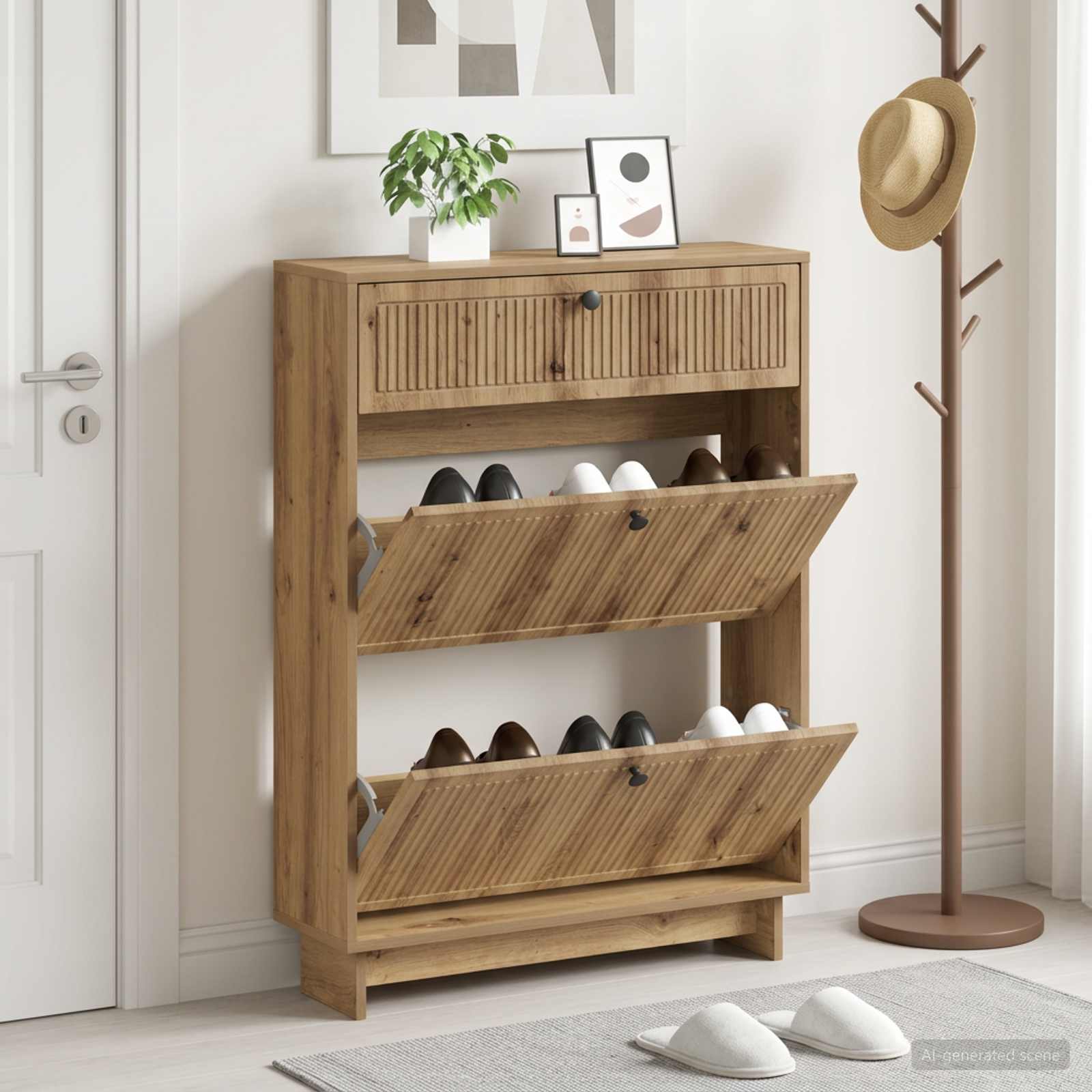 Mobile per scarpe EDE 78 x 24 x 103 cm Legno ingegnerizzato