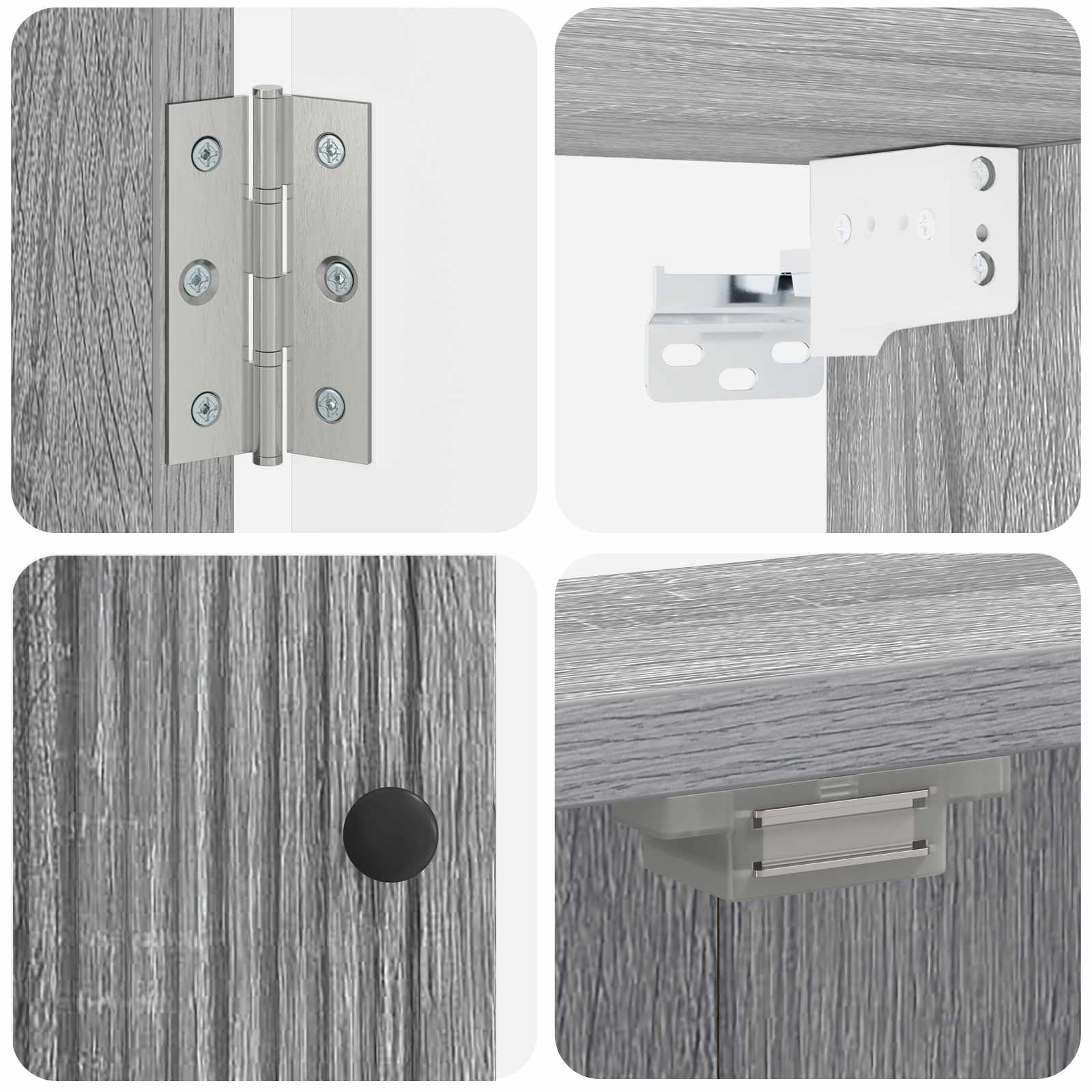 Armadio per Dartboard EDE Sonoma grigio 52,5 x 10,5 x 53,5 cm
