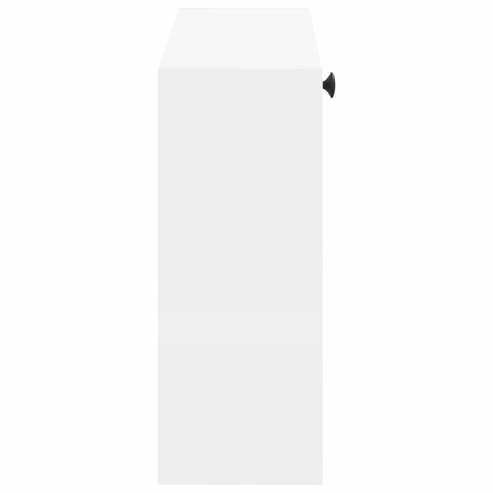 Mobiletto per Scarpe da Muro ALKMAAR 71 x 17 x 43 cm Bianco