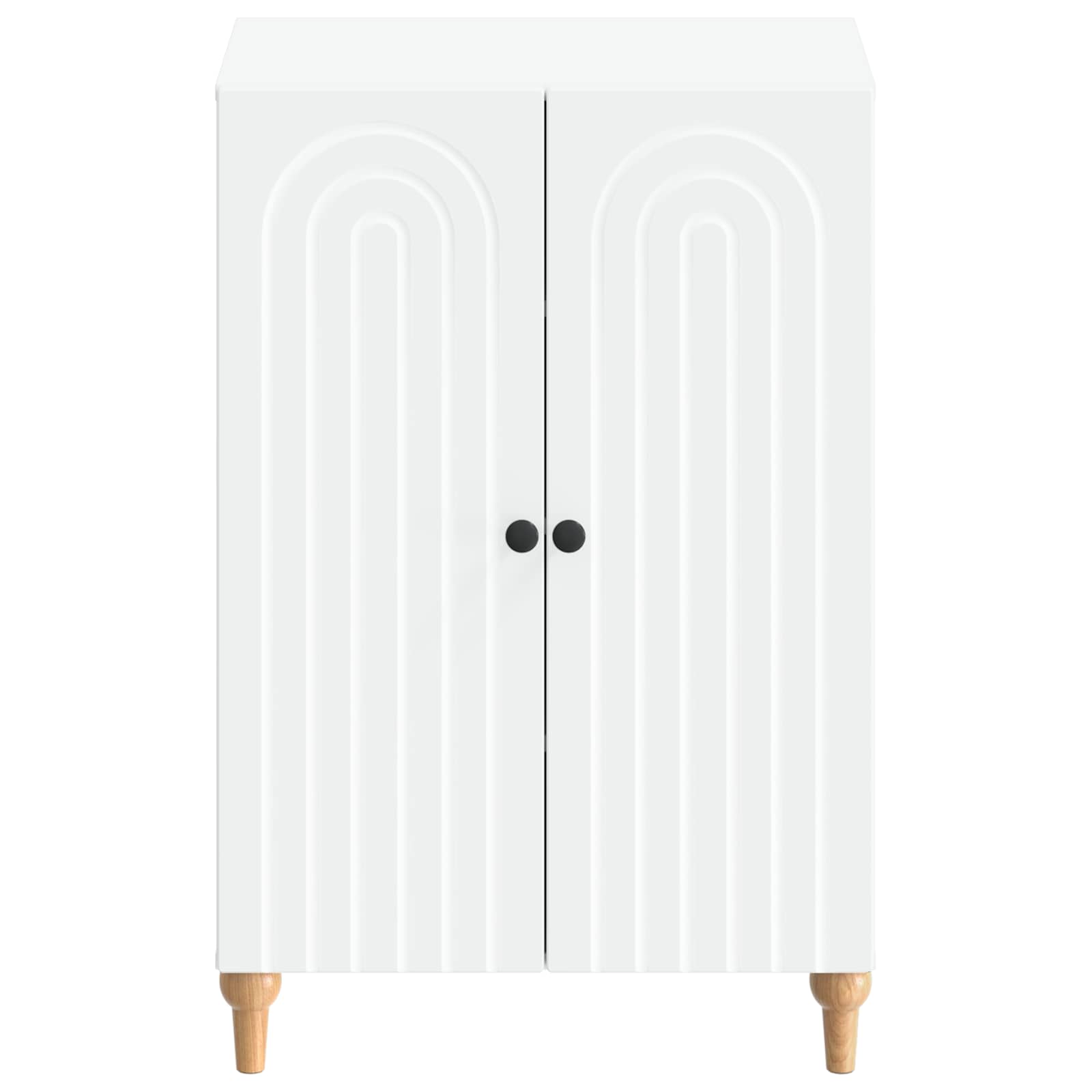 Mobile per scarpe ALKMAAR 59,5 x 39,5 x 90 cm Bianco