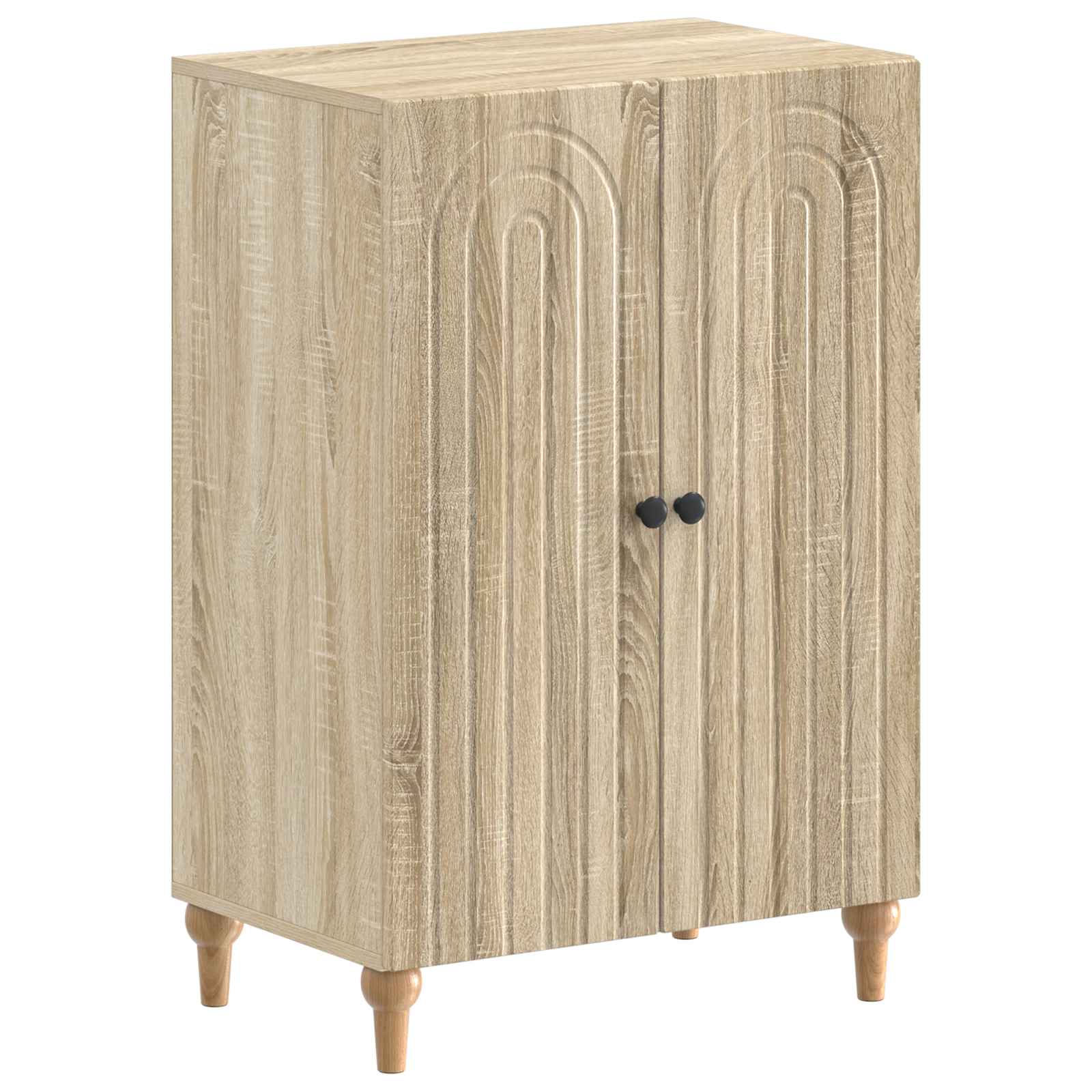 Mobile per scarpe ALKMAAR 59,5 x 39,5 x 90 cm Rovere Sonoma