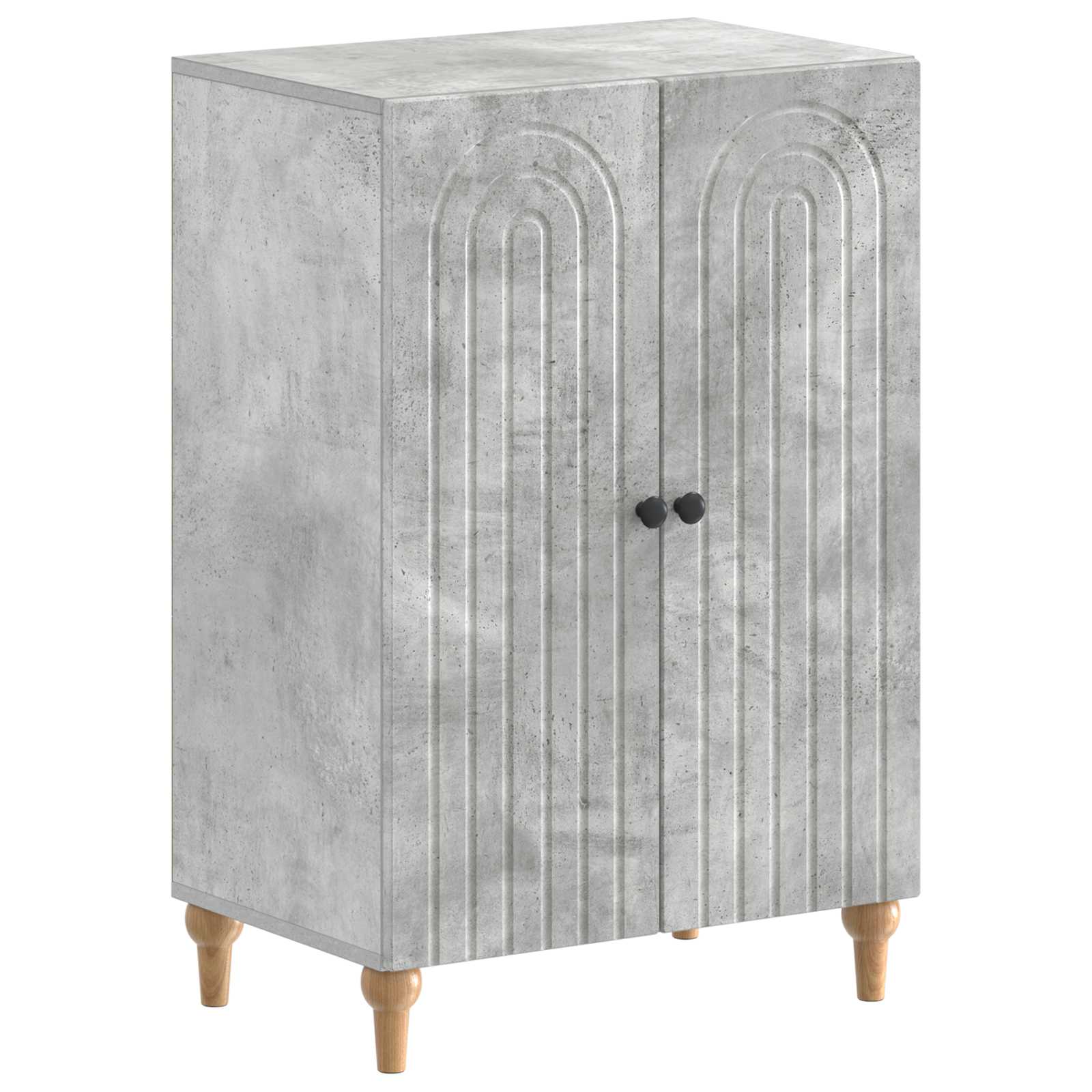 Mobile per scarpe ALKMAAR 59,5 x 39,5 x 90 cm Grigio Cemento