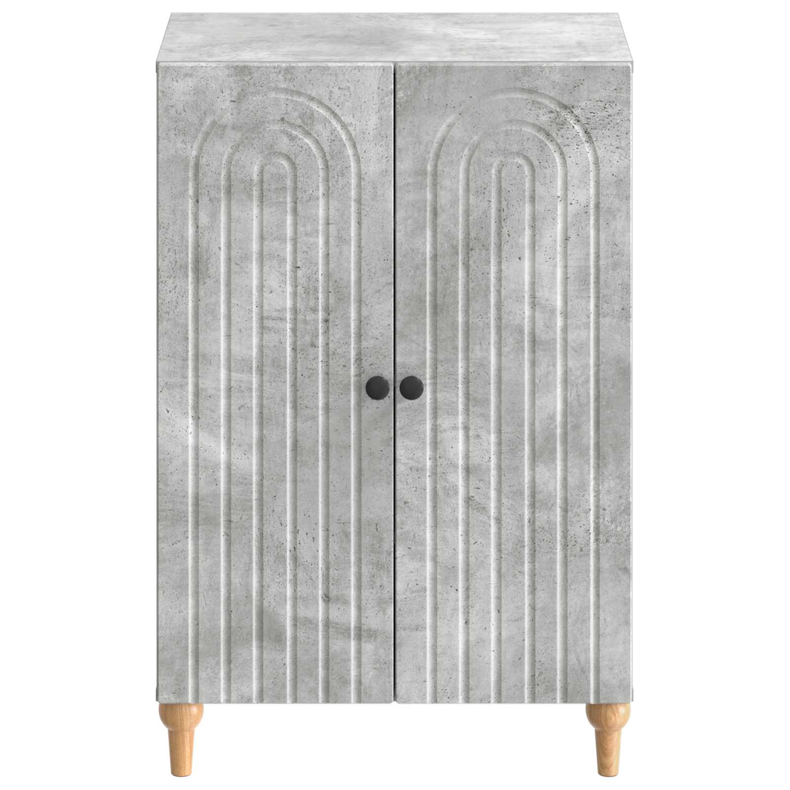 Mobile per scarpe ALKMAAR 59,5 x 39,5 x 90 cm Grigio Cemento