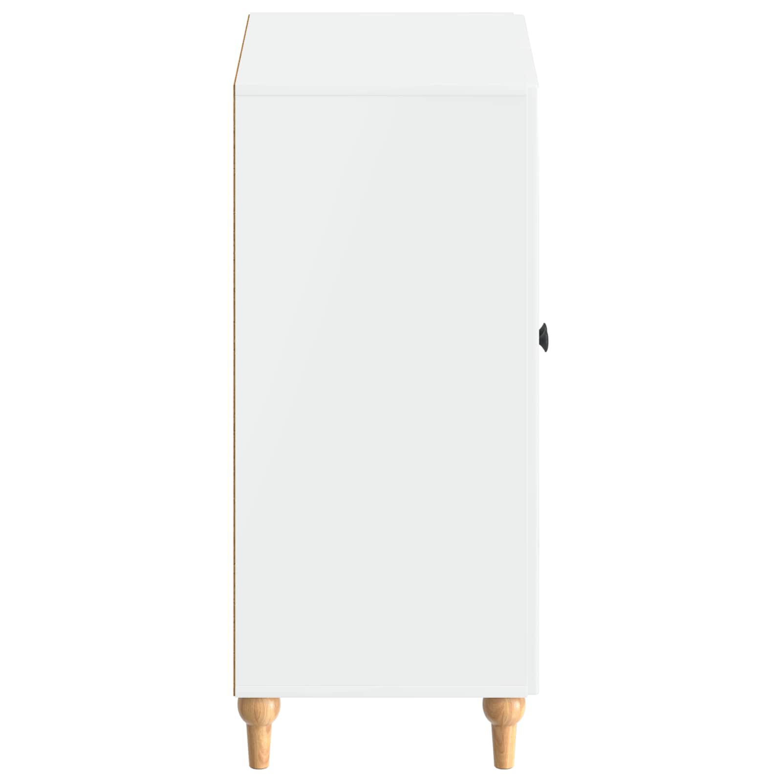 Mobile per scarpe ALKMAAR 59,5 x 39,5 x 90 cm Bianco Lucido