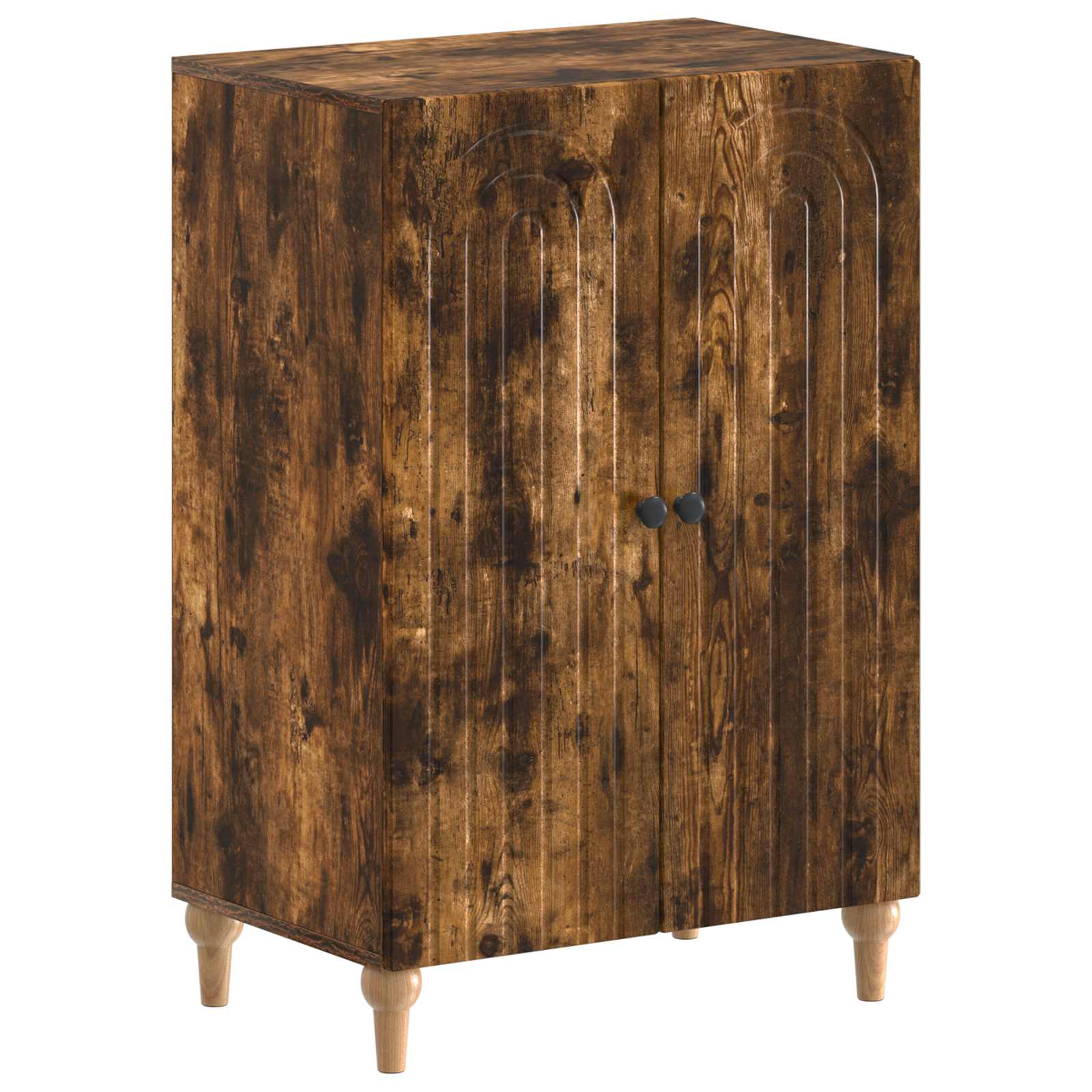 Mobile per scarpe ALKMAAR 59,5 x 39,5 x 90 cm Rovere Fumo