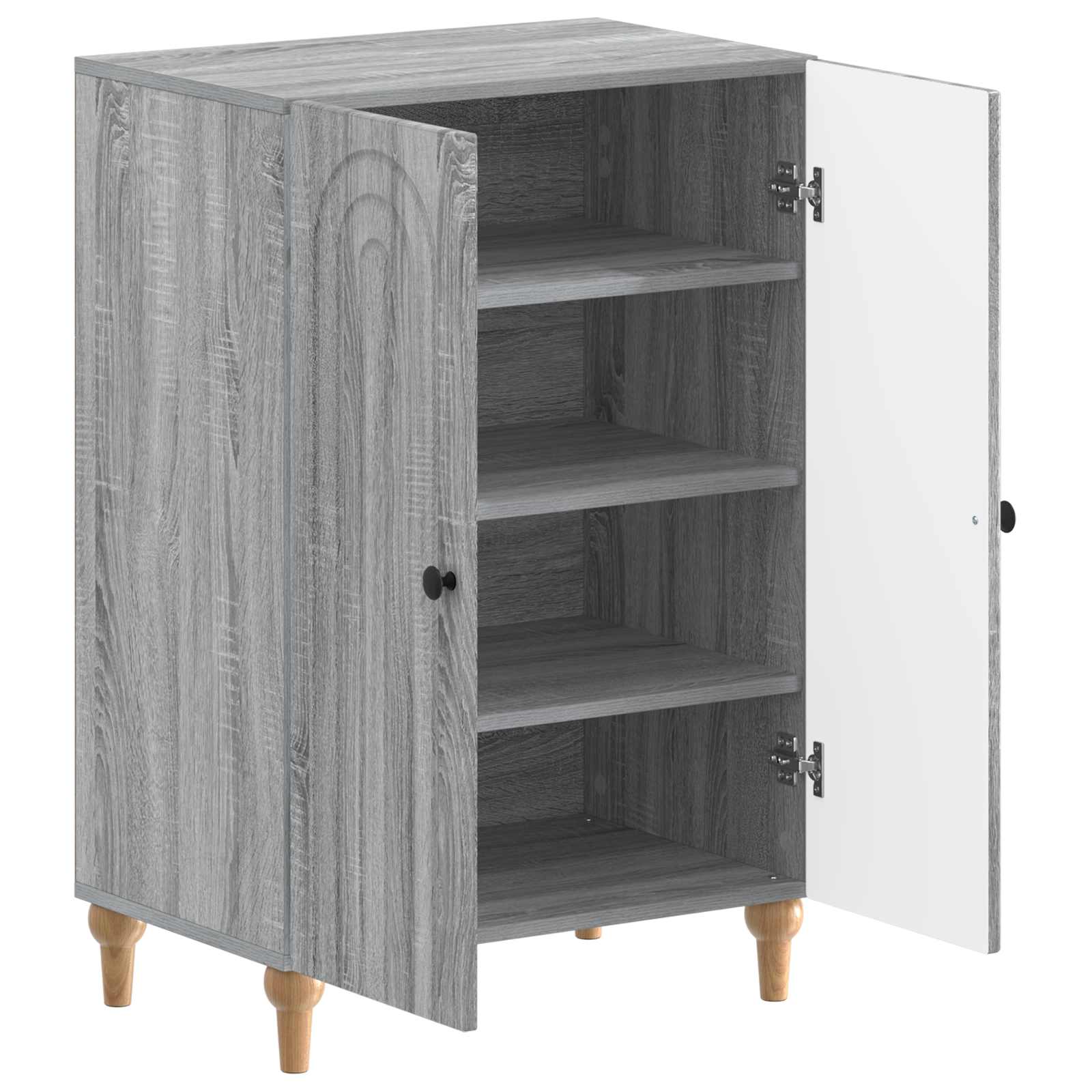 Mobile per scarpe ALKMAAR 59,5 x 39,5 x 90 cm Sonoma grigio