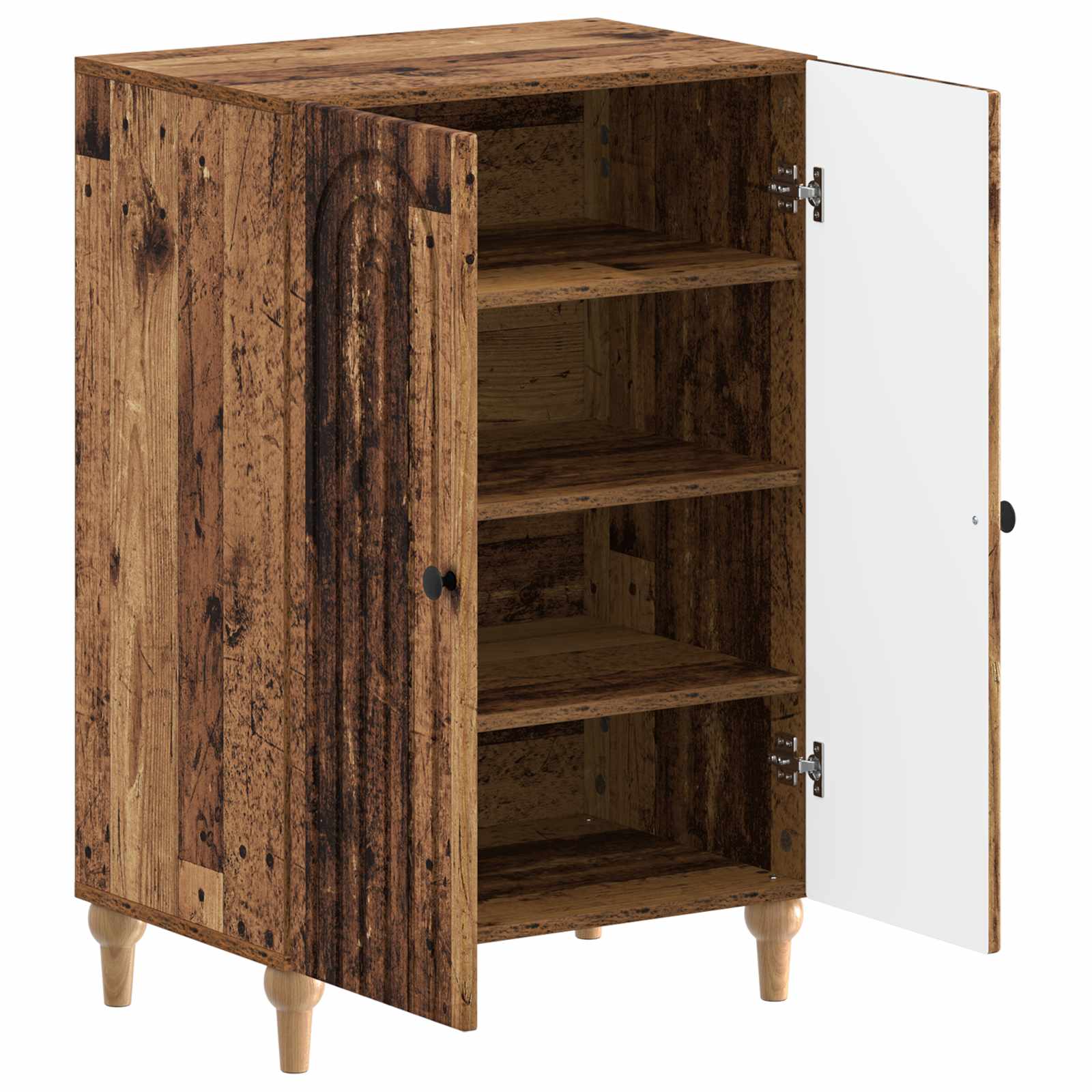Mobile per scarpe ALKMAAR 59,5 x 39,5 x 90 cm Legno antico