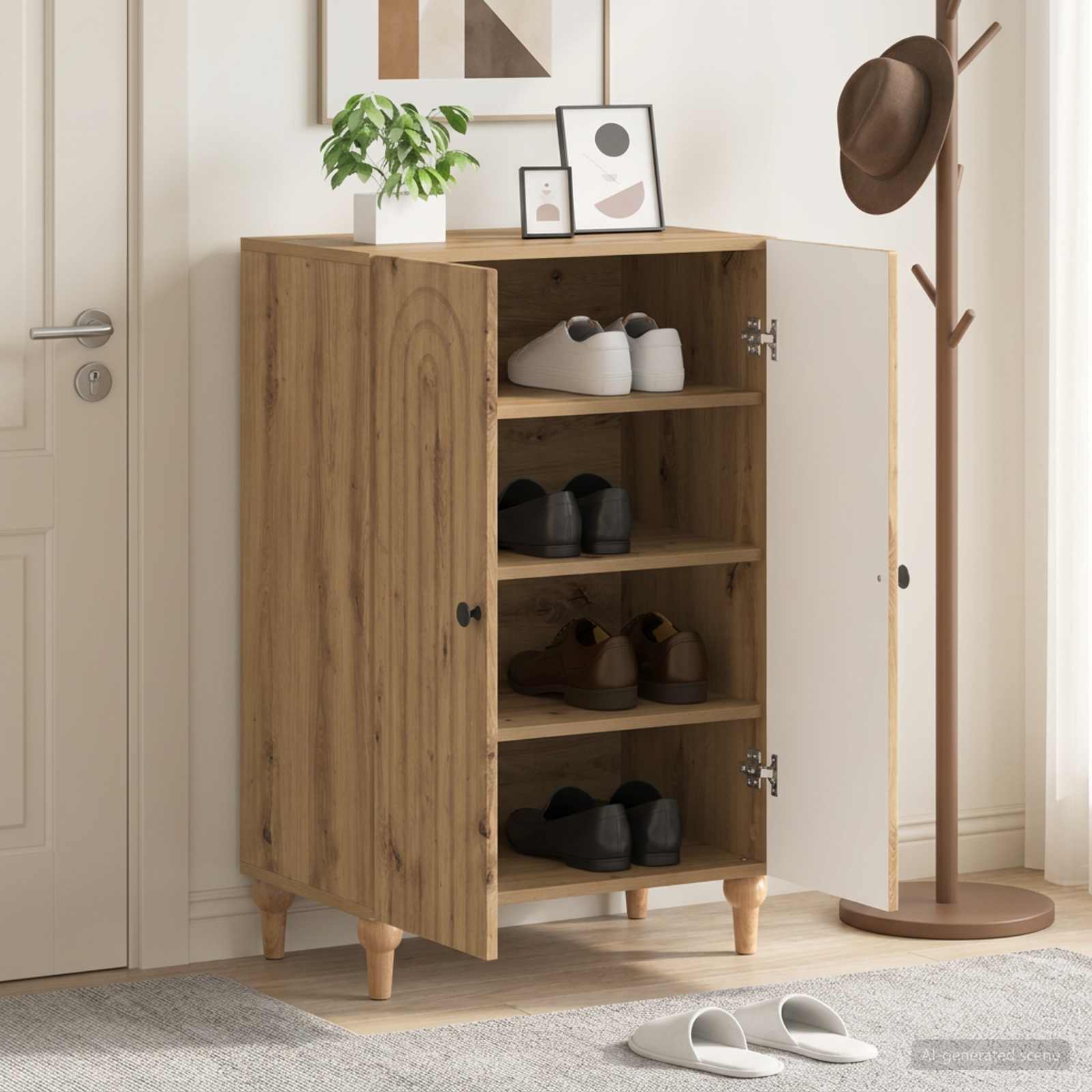 Mobile per scarpe ALKMAAR 59,5 x 39,5 x 90 cm