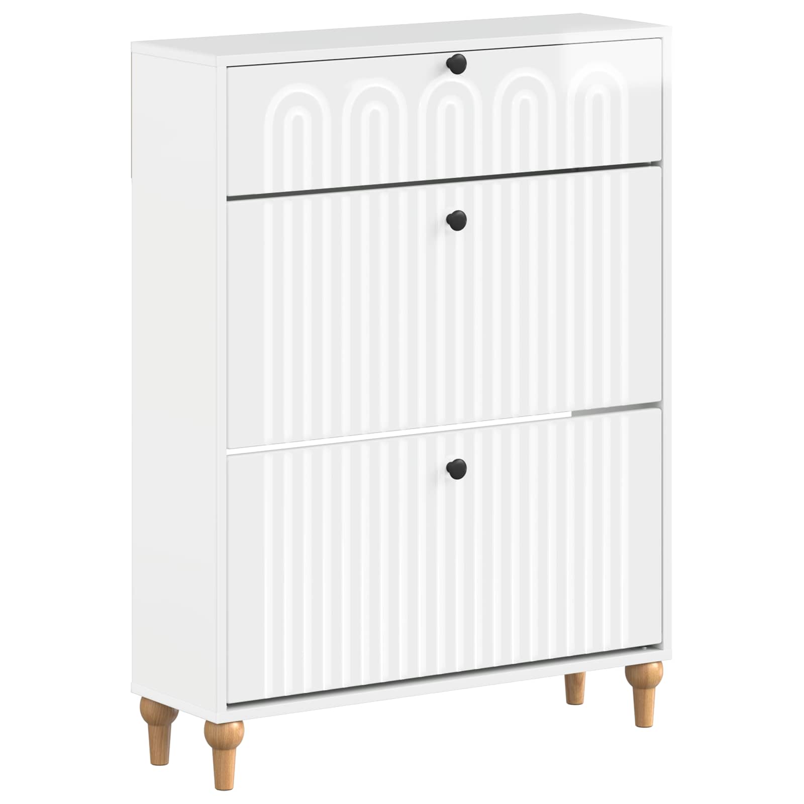 Mobile per scarpe ALKMAAR 78 x 24 x 103 cm Legno ingegnerizzato