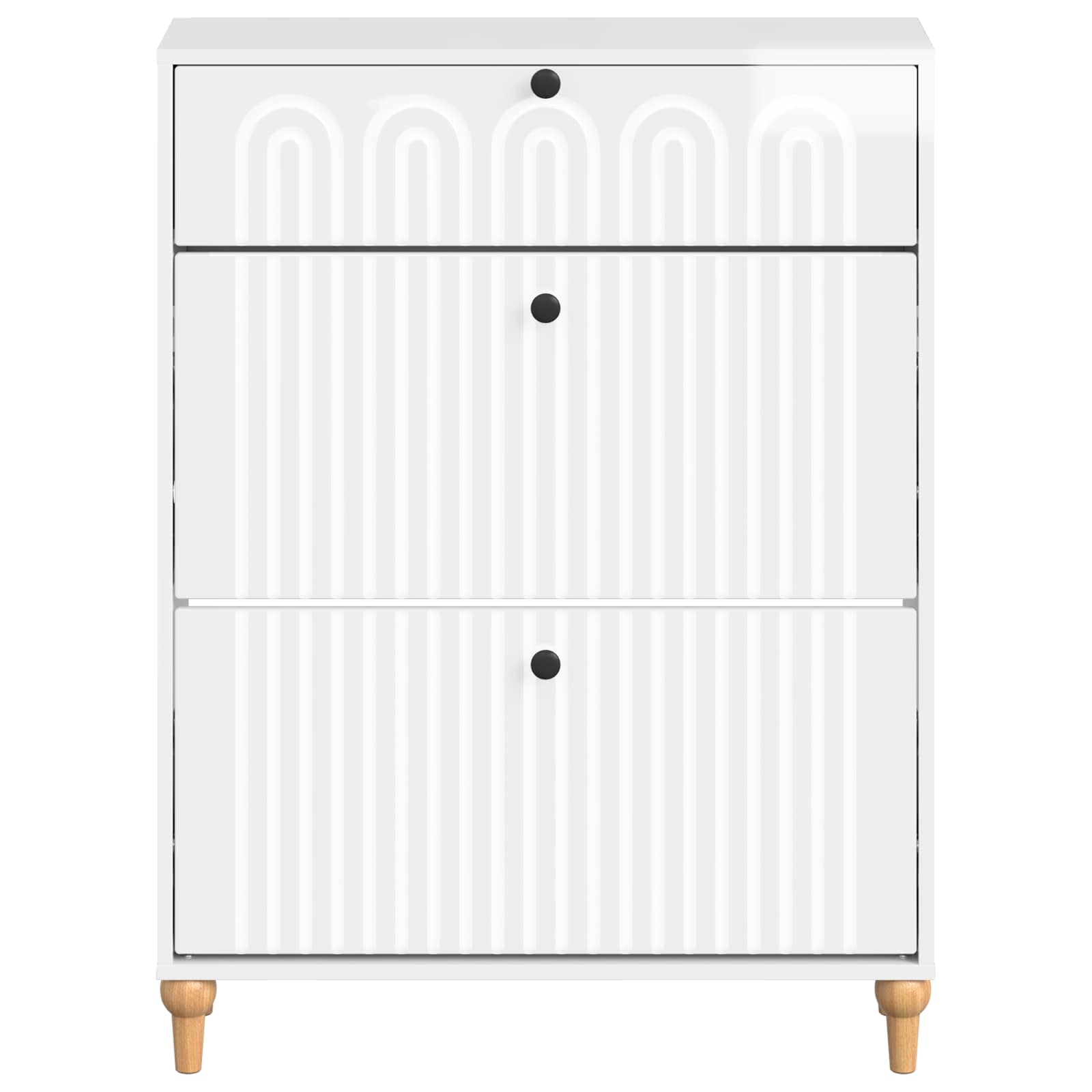 Mobile per scarpe ALKMAAR 78 x 24 x 103 cm Legno ingegnerizzato
