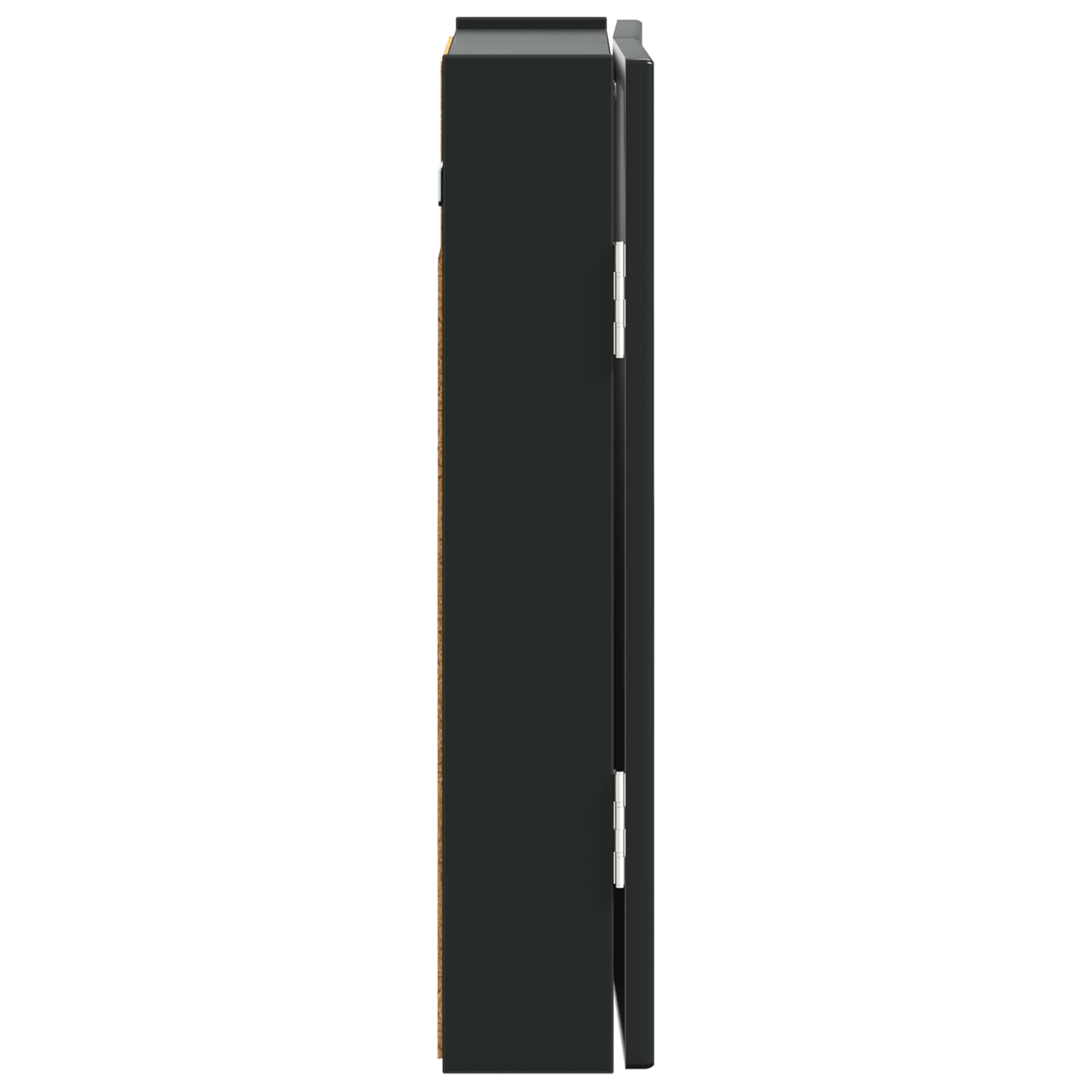 Armadio per Dartboard ALKMAAR Nero 52,5 x 10,5 x 53,5 cm
