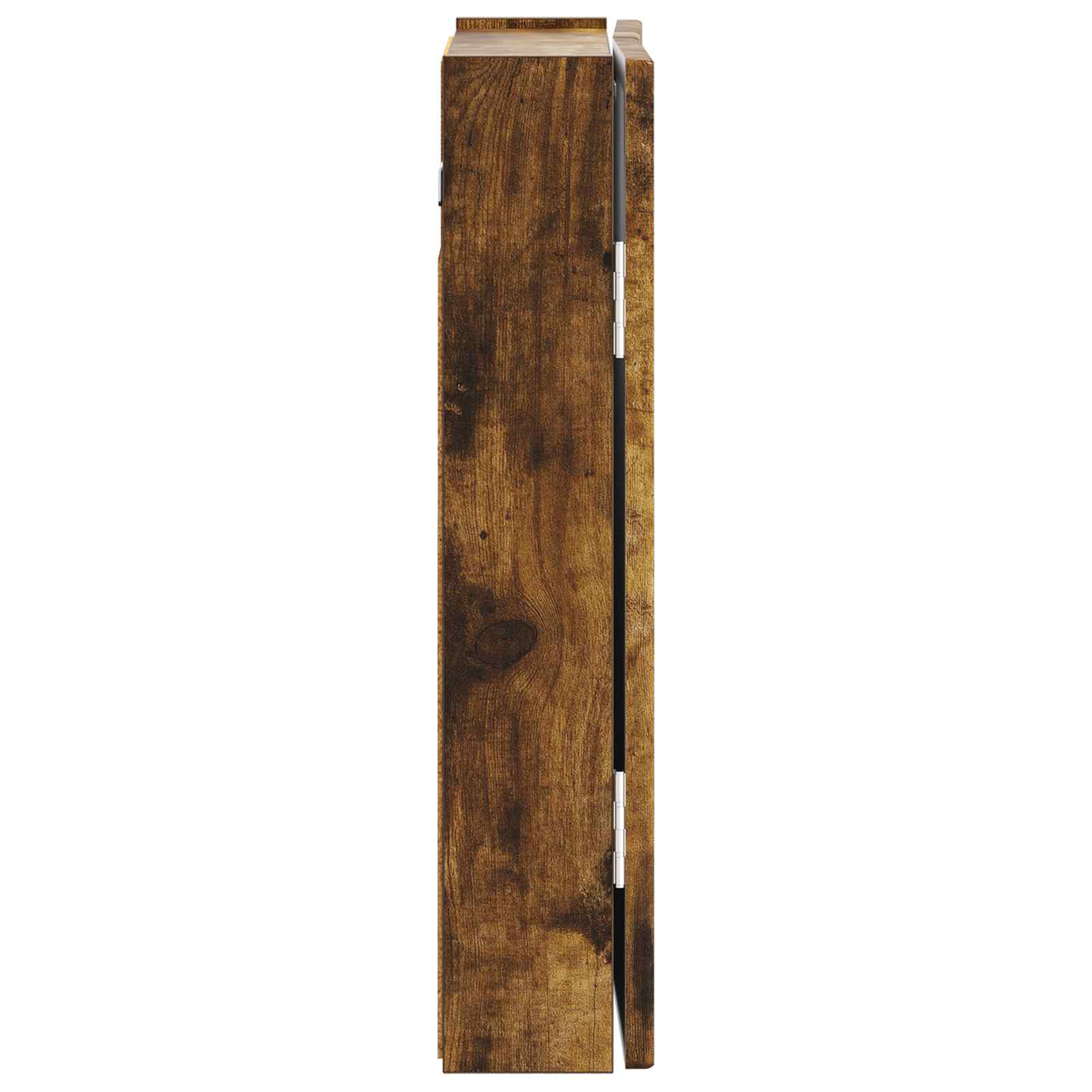 Armadio per Dartboard ALKMAAR Rovere Fumo 52,5 x 10,5 x 53,5 cm
