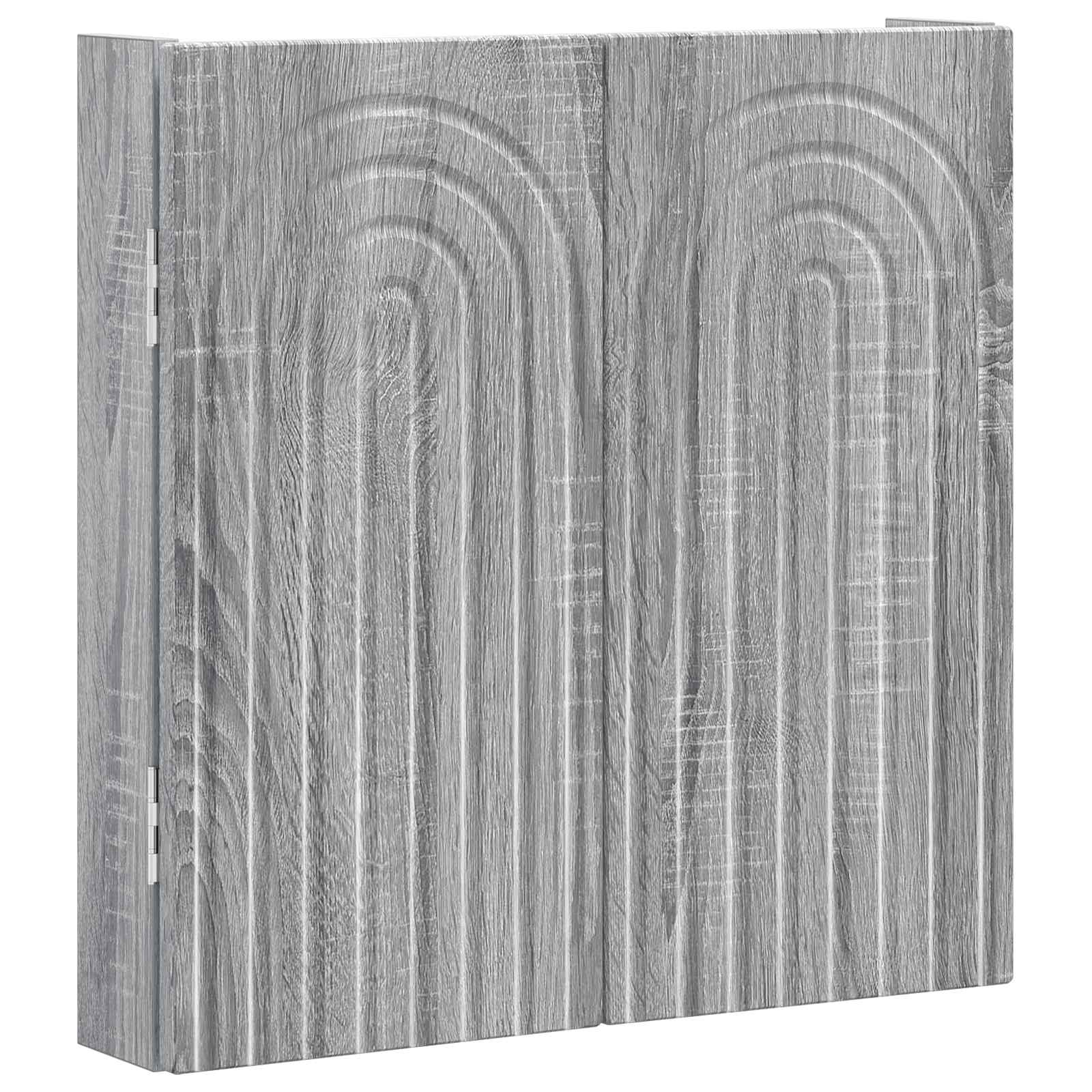 Armadio per Dartboard ALKMAAR Sonoma grigio