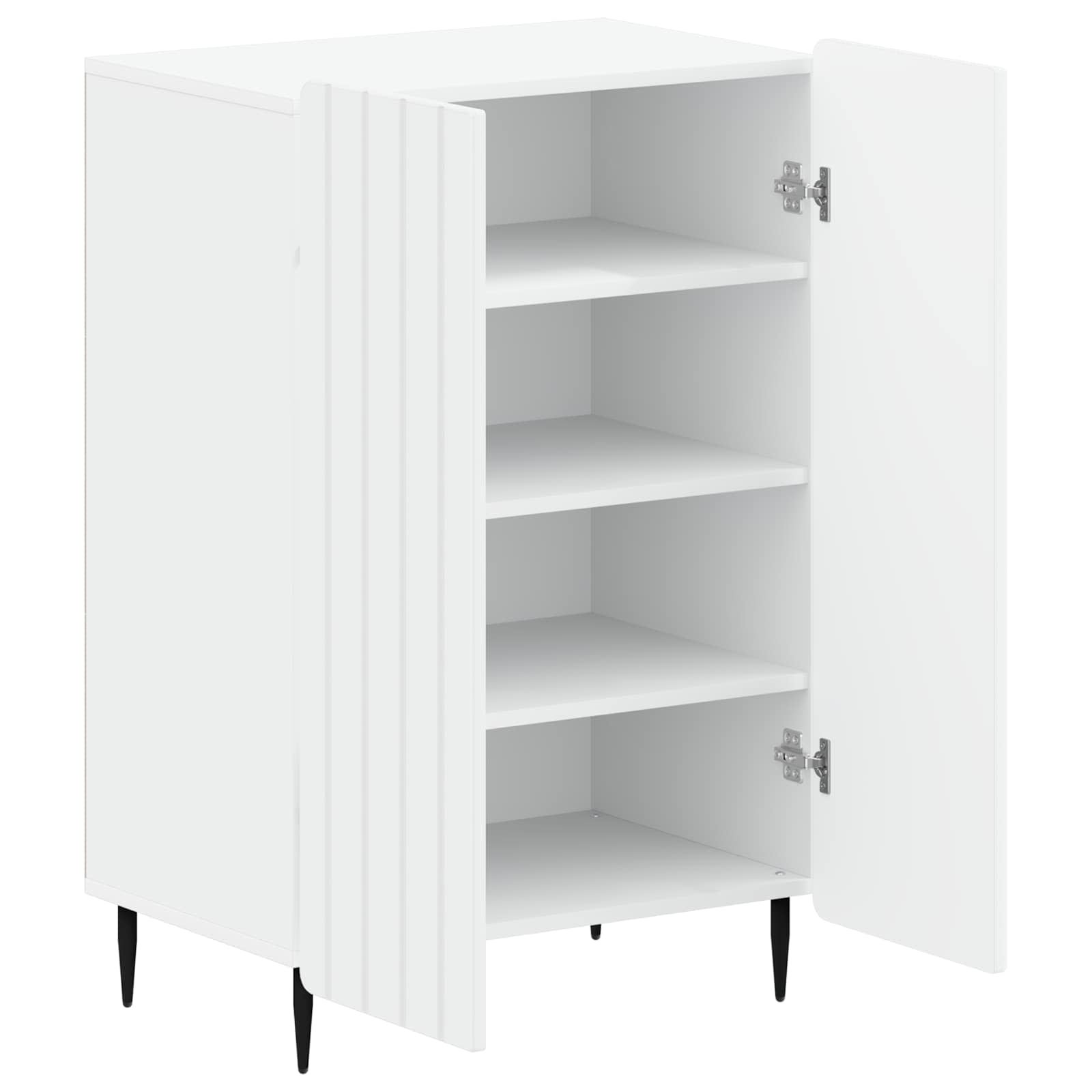 Mobile per scarpe ZWOLLE 59,5 x 39,5 x 91,5 cm Bianco