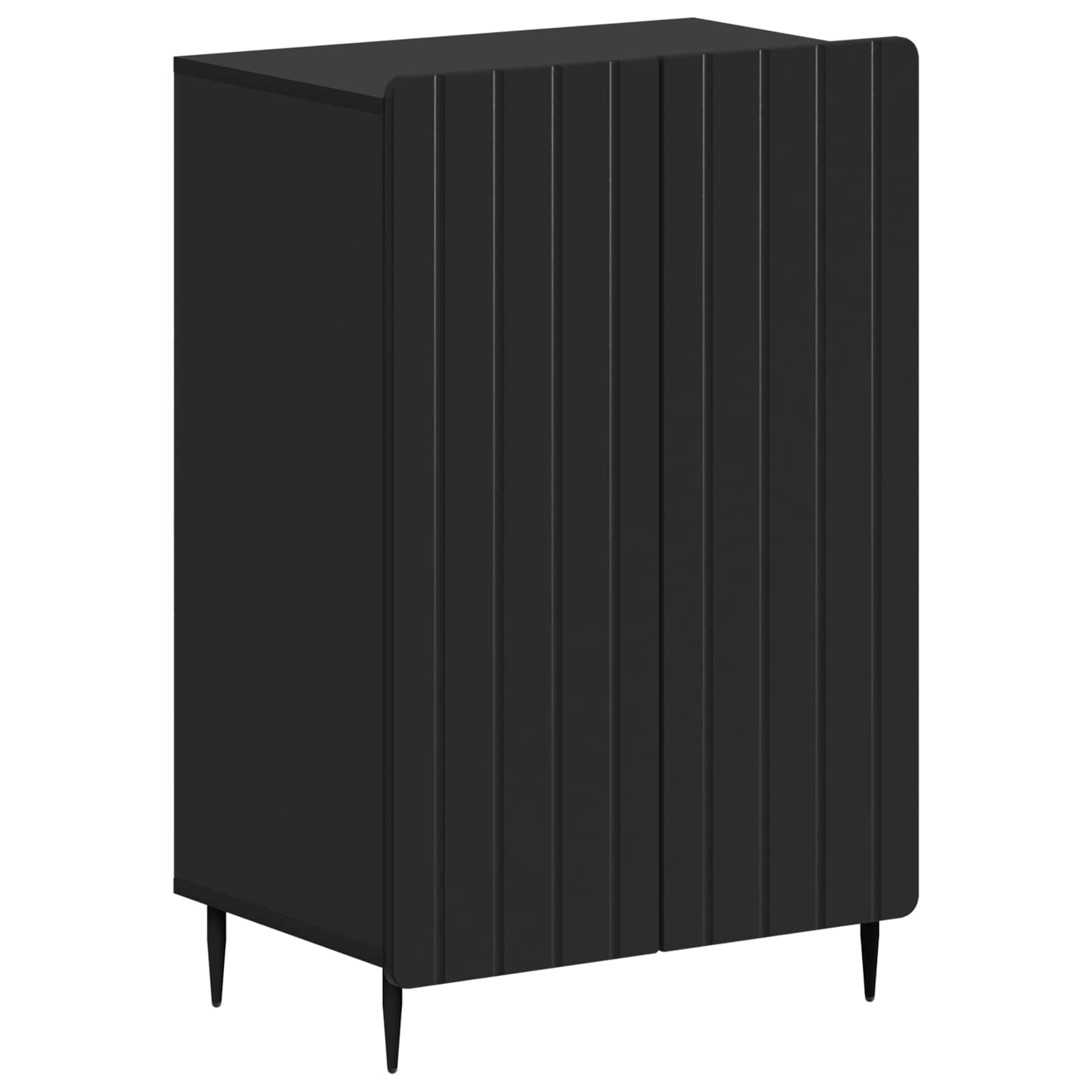 Mobile per scarpe ZWOLLE 59,5 x 39,5 x 91,5 cm Nero