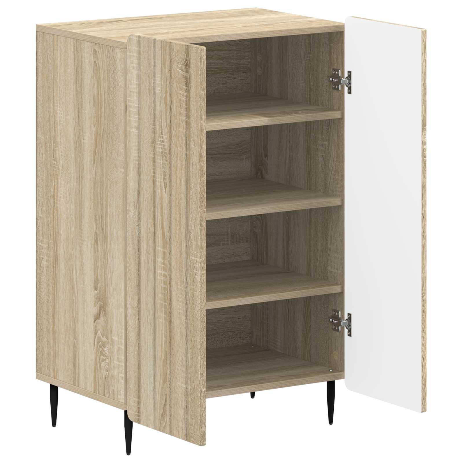 Mobile per scarpe ZWOLLE 59,5 x 39,5 x 91,5 cm Rovere Sonoma