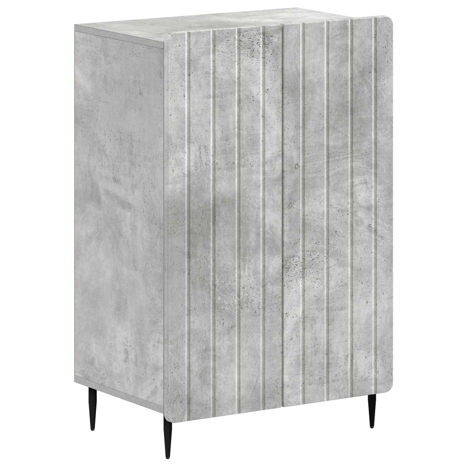 Mobile per scarpe ZWOLLE 59,5 x 39,5 x 91,5 cm Grigio Cemento