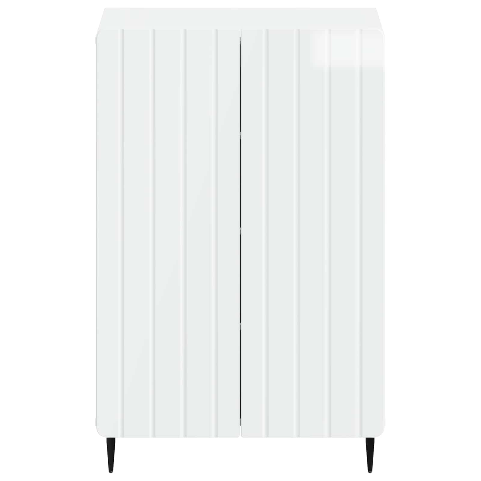 Mobile per scarpe ZWOLLE 59,5 x 39,5 x 91,5 cm Bianco Lucido