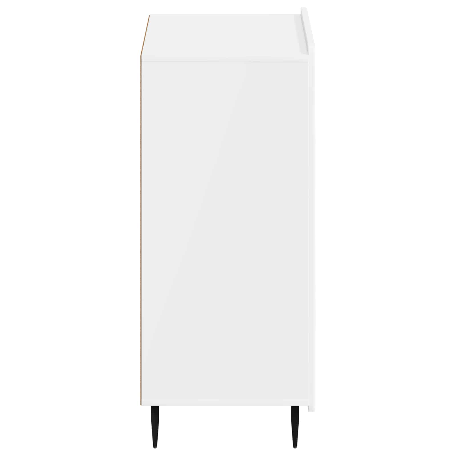 Mobile per scarpe ZWOLLE 59,5 x 39,5 x 91,5 cm Bianco Lucido