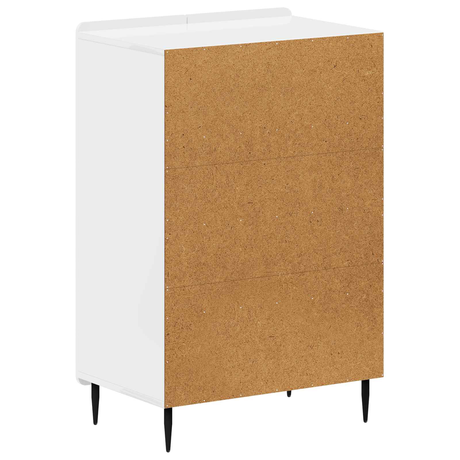 Mobile per scarpe ZWOLLE 59,5 x 39,5 x 91,5 cm Bianco Lucido