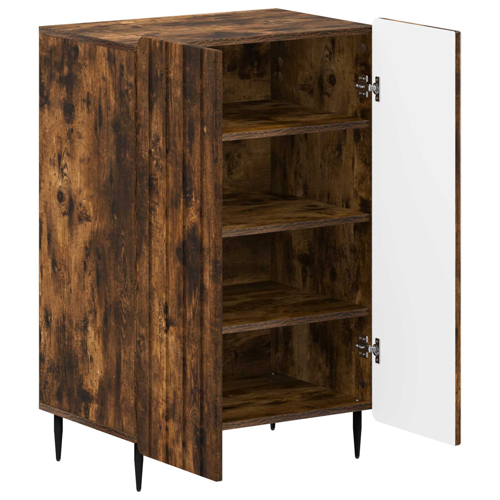Mobile per scarpe ZWOLLE 59,5 x 39,5 x 91,5 cm Rovere Fumo