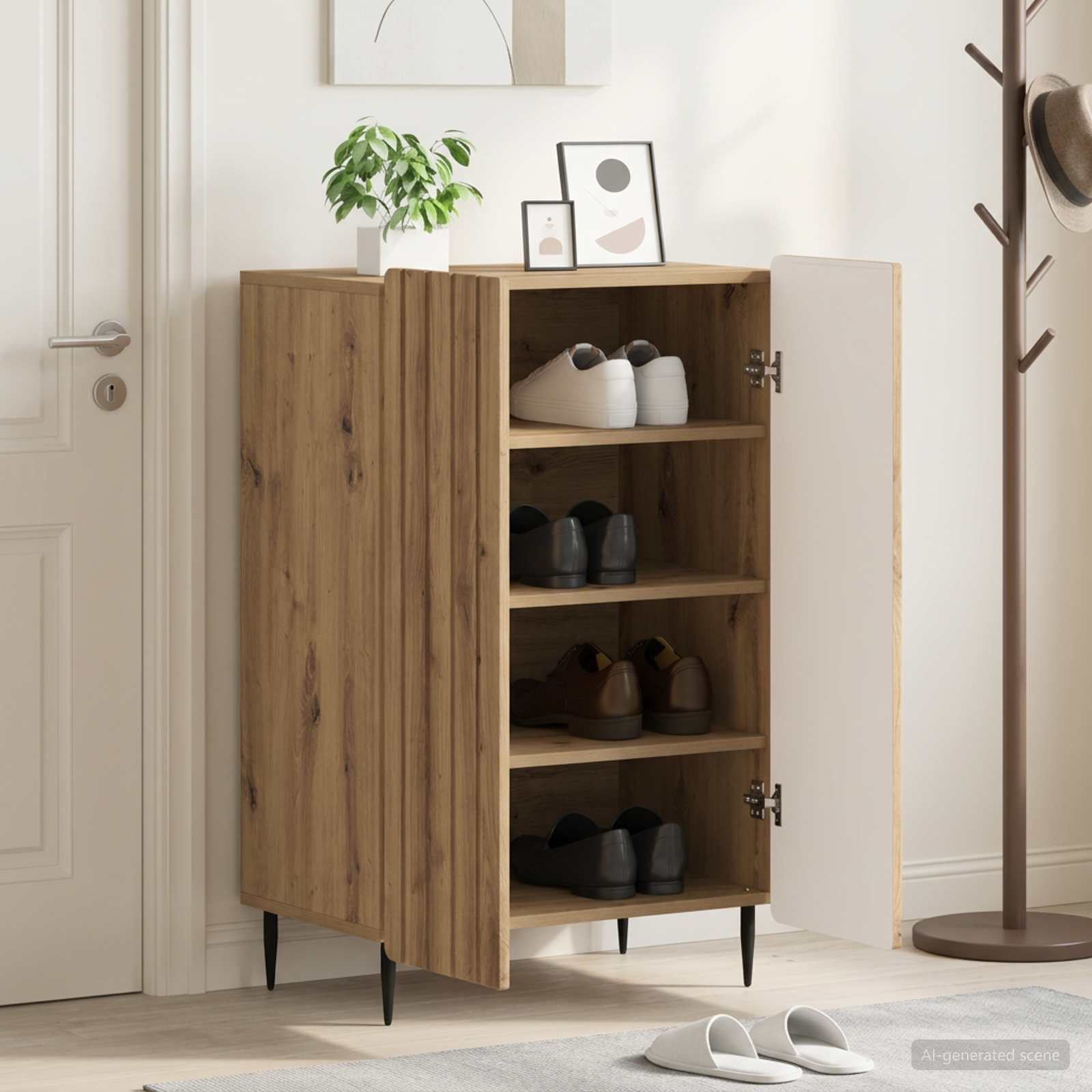 Mobile per scarpe ZWOLLE 59,5 x 39,5 x 91,5 cm