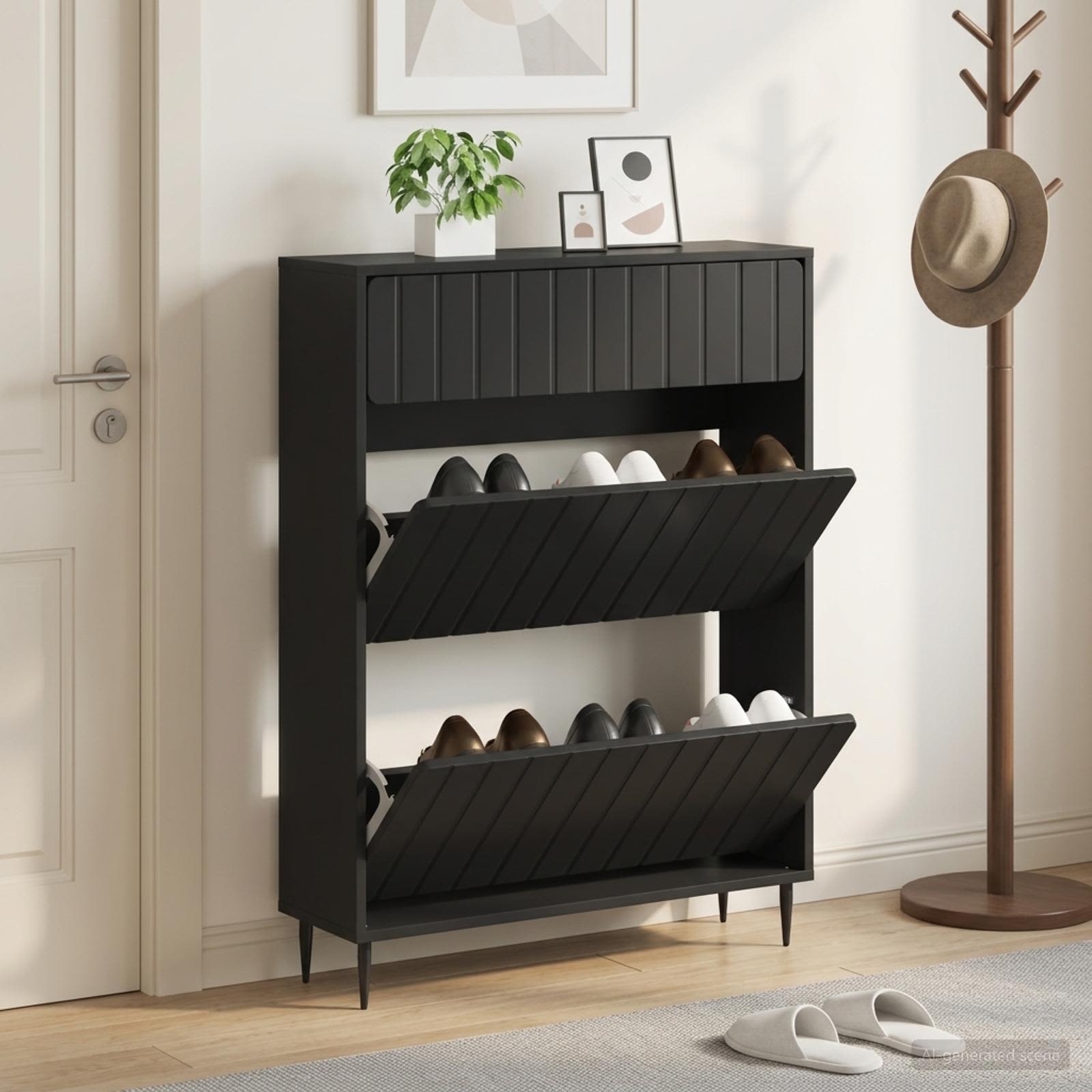 Mobile per scarpe ZWOLLE 78 x 24 x 103 cm Legno ingegnerizzato