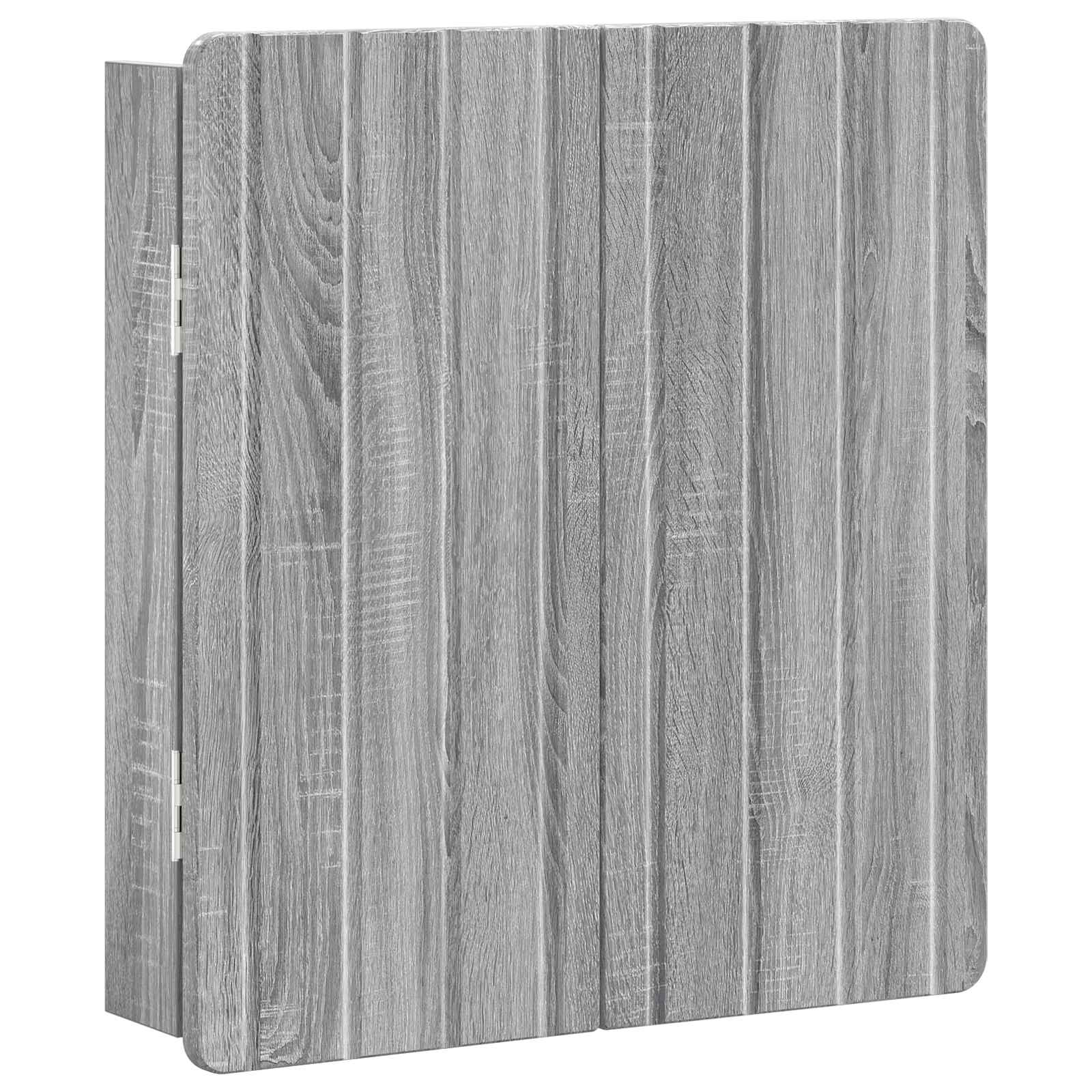 Armadio per Dartboard ZWOLLE Sonoma grigio Legno ingegnerizzato