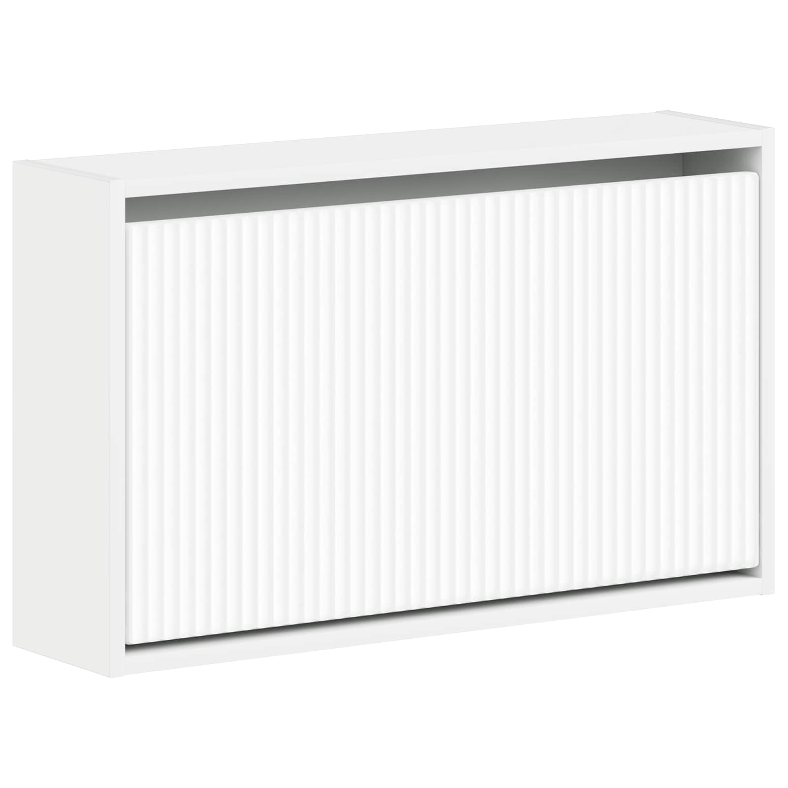 Mobiletto per Scarpe da Muro ARNHEM 71 x 17 x 43 cm Bianco