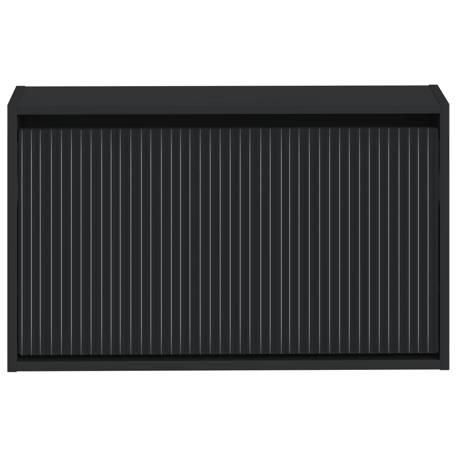 Mobiletto per Scarpe da Muro ARNHEM 71 x 17 x 43 cm Nero