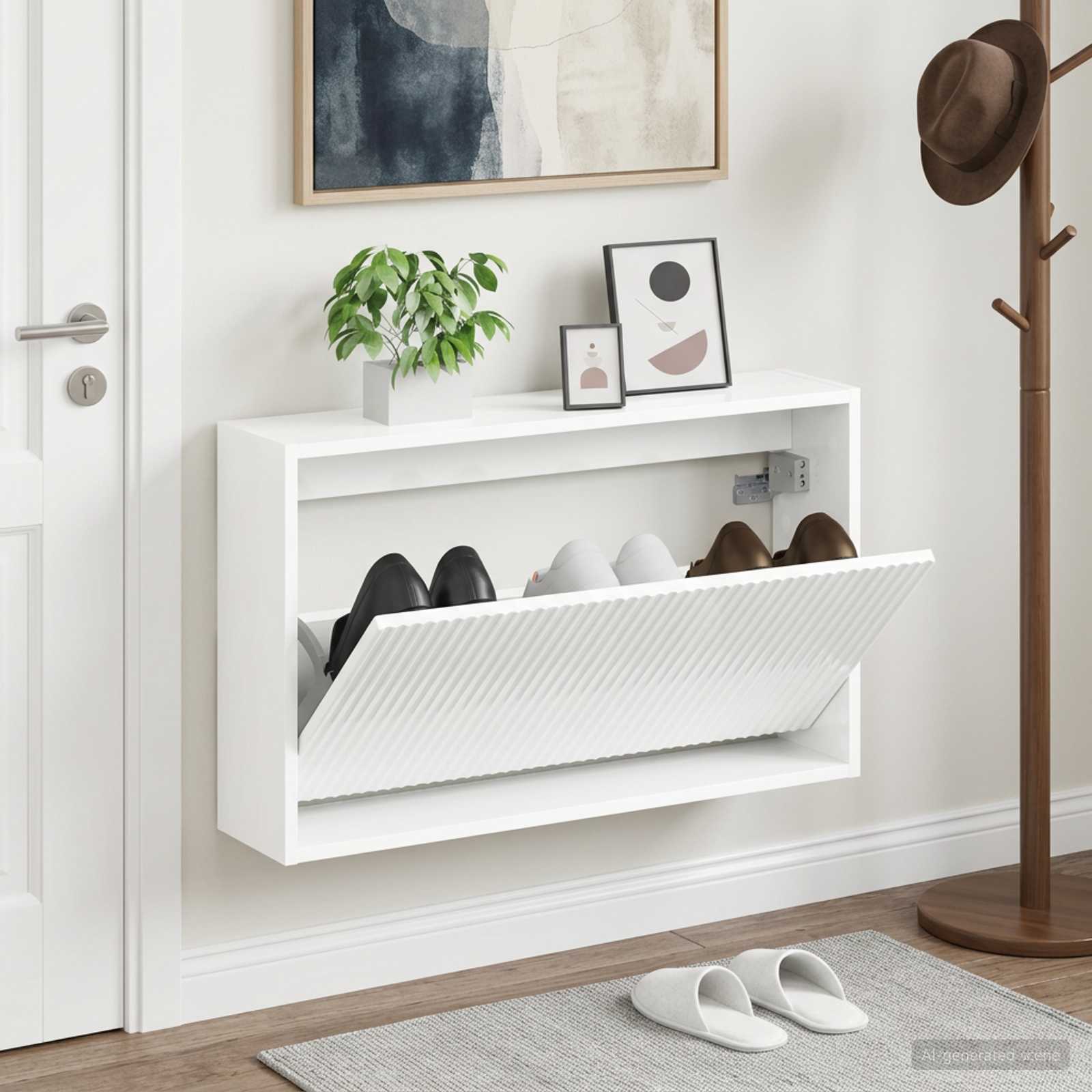 Mobiletto per Scarpe da Muro ARNHEM 71 x 17 x 43 cm