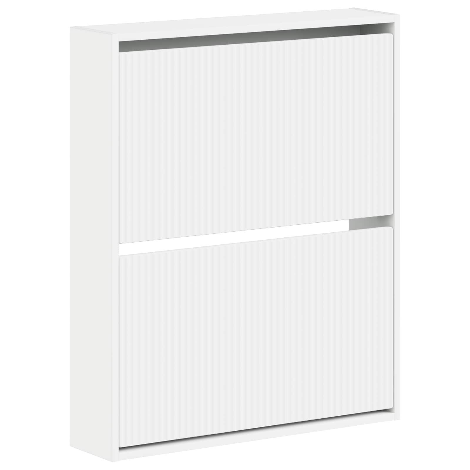 Mobiletto per Scarpe da Muro ARNHEM 71 x 17 x 86 cm Bianco