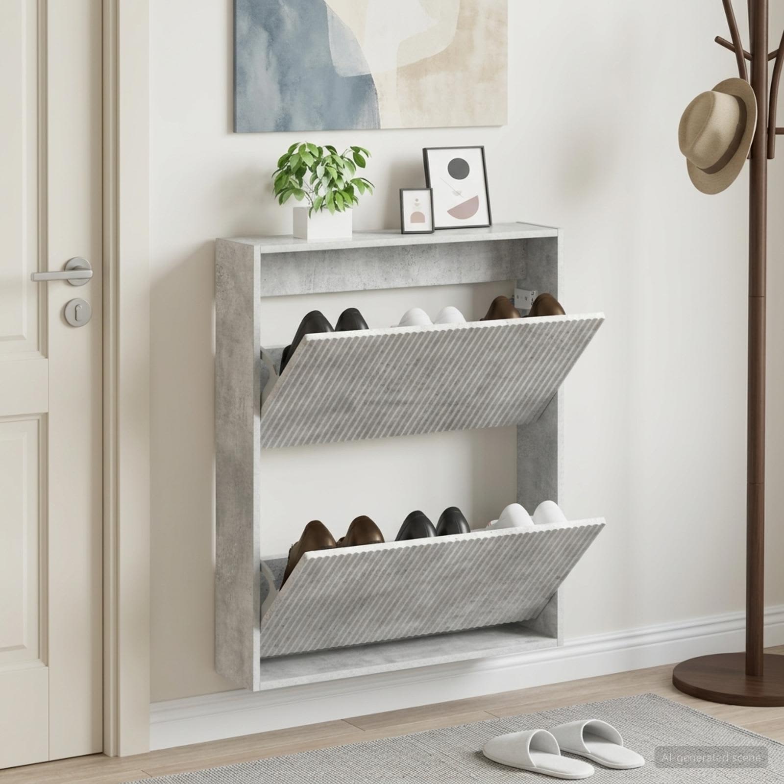 Mobiletto per Scarpe da Muro ARNHEM 71 x 17 x 86 cm