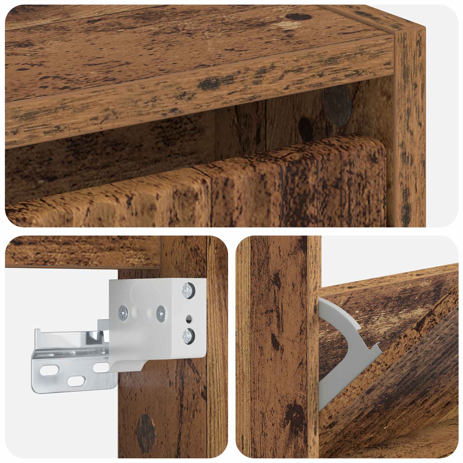 Mobiletto per Scarpe da Muro ARNHEM 71 x 17 x 86 cm