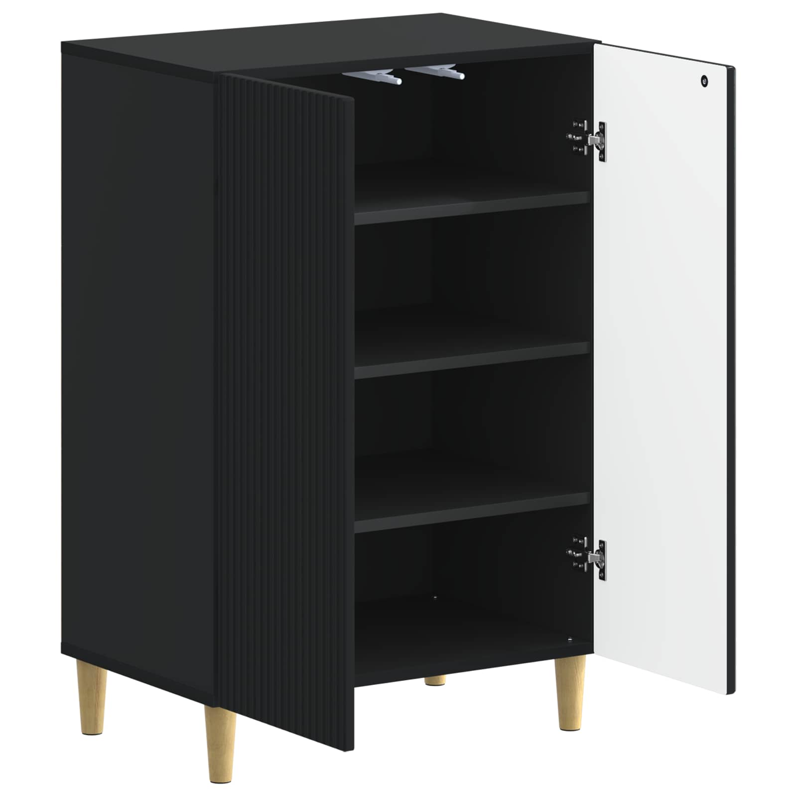 Mobile per scarpe ARNHEM 59,5 x 39,5 x 90 cm Nero